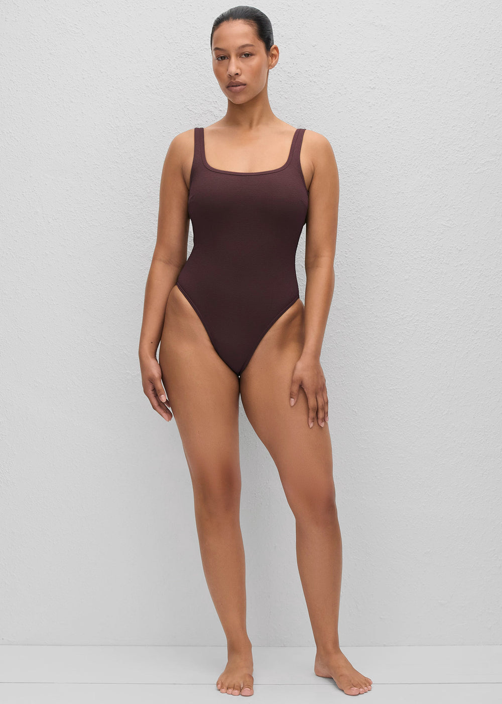 Matteau Nineties Maillot - Aubergine Crinkle - 1