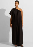 Matteau One Shoulder Maxi Dress - Black