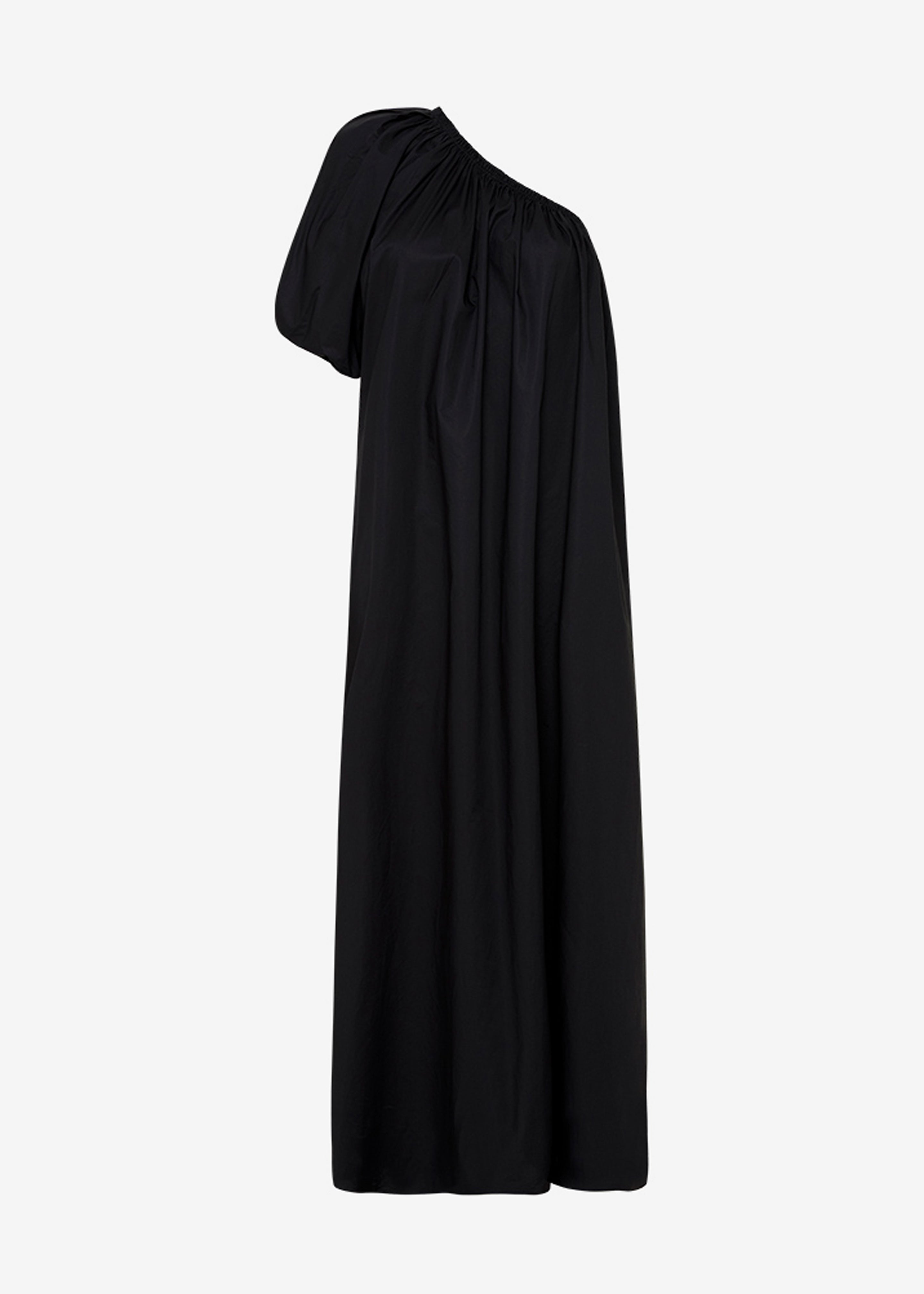 Matteau One Shoulder Maxi Dress - Black - 6