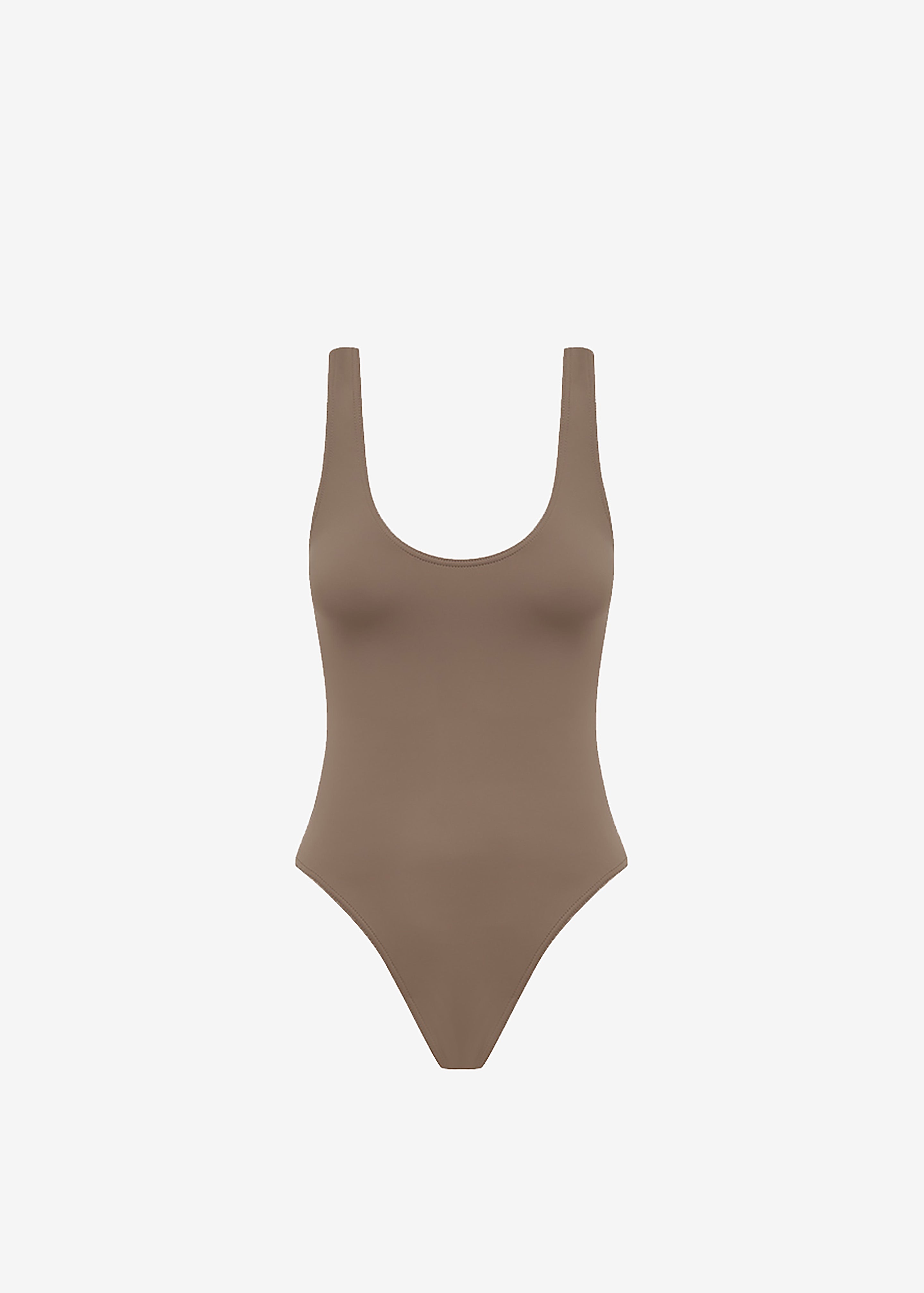 Matteau Racer Back Maillot - Clay - 5