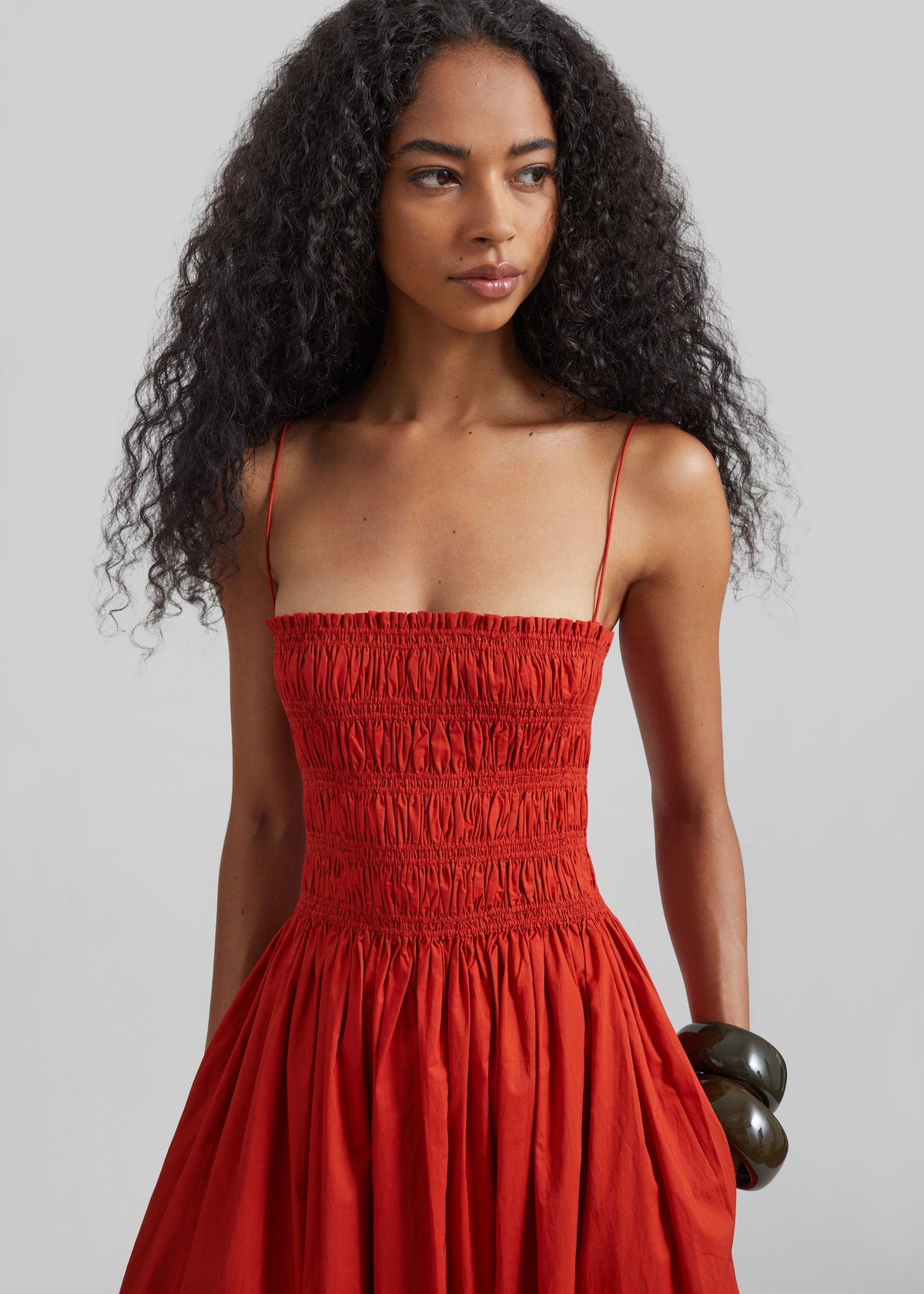 Matteau Shirred Bodice Dress