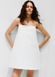 Matteau Square Cami Mini Dress - White