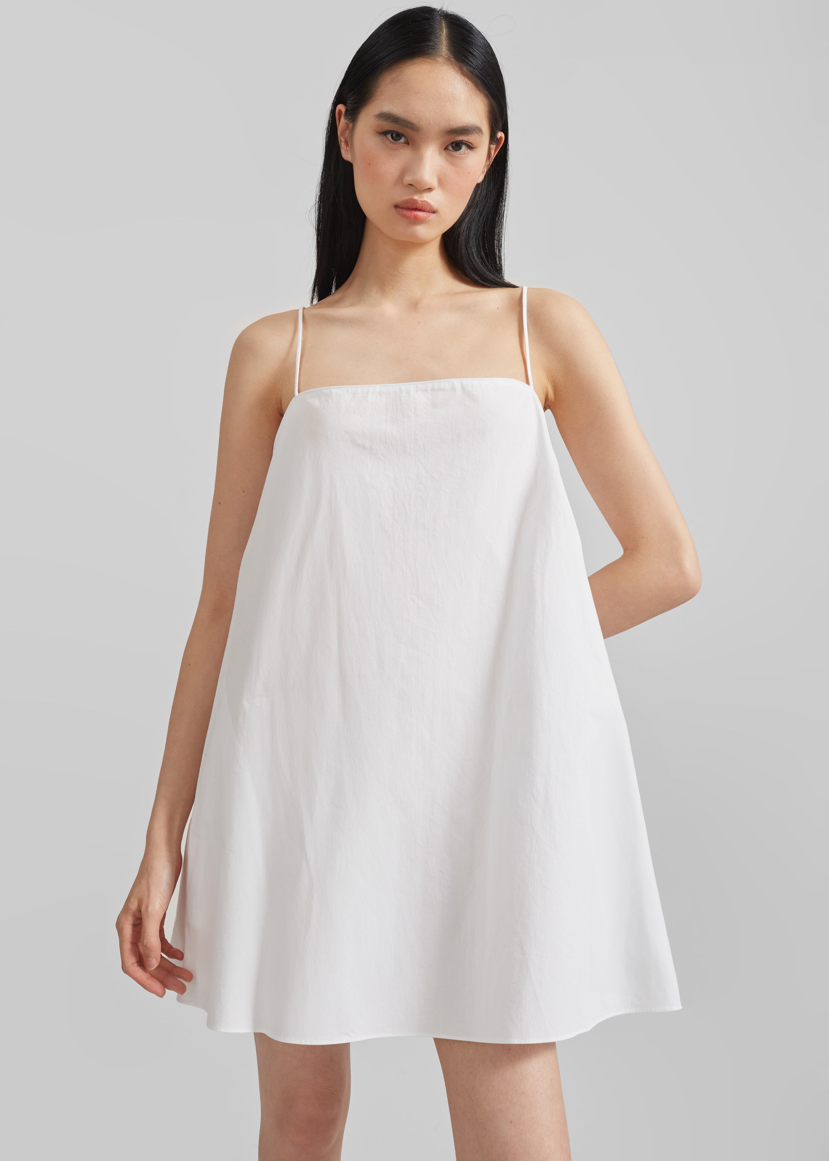 Matteau Square Cami Mini Dress - White - 7