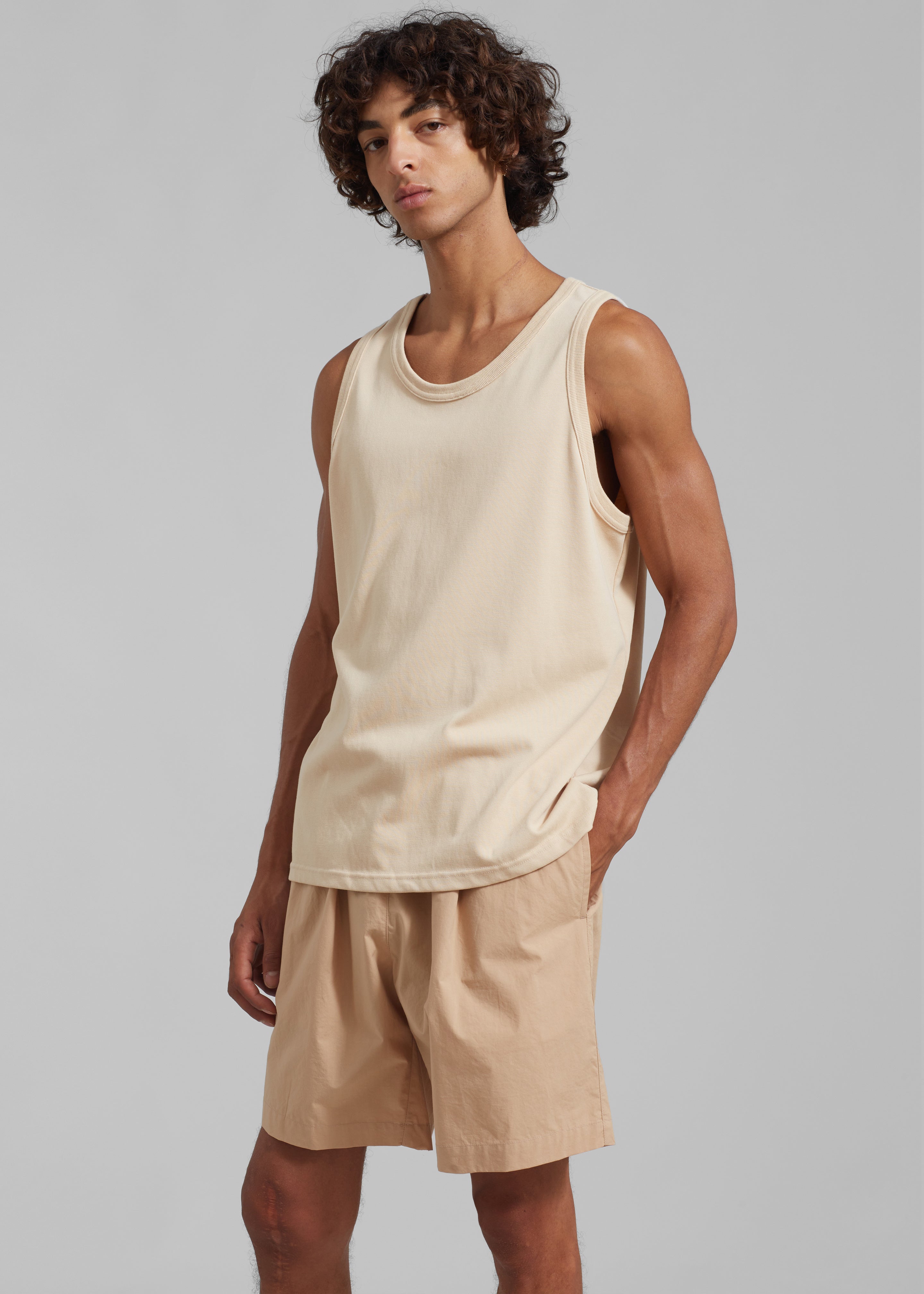 Matthias Boxer Bermuda Shorts - Latte - 3