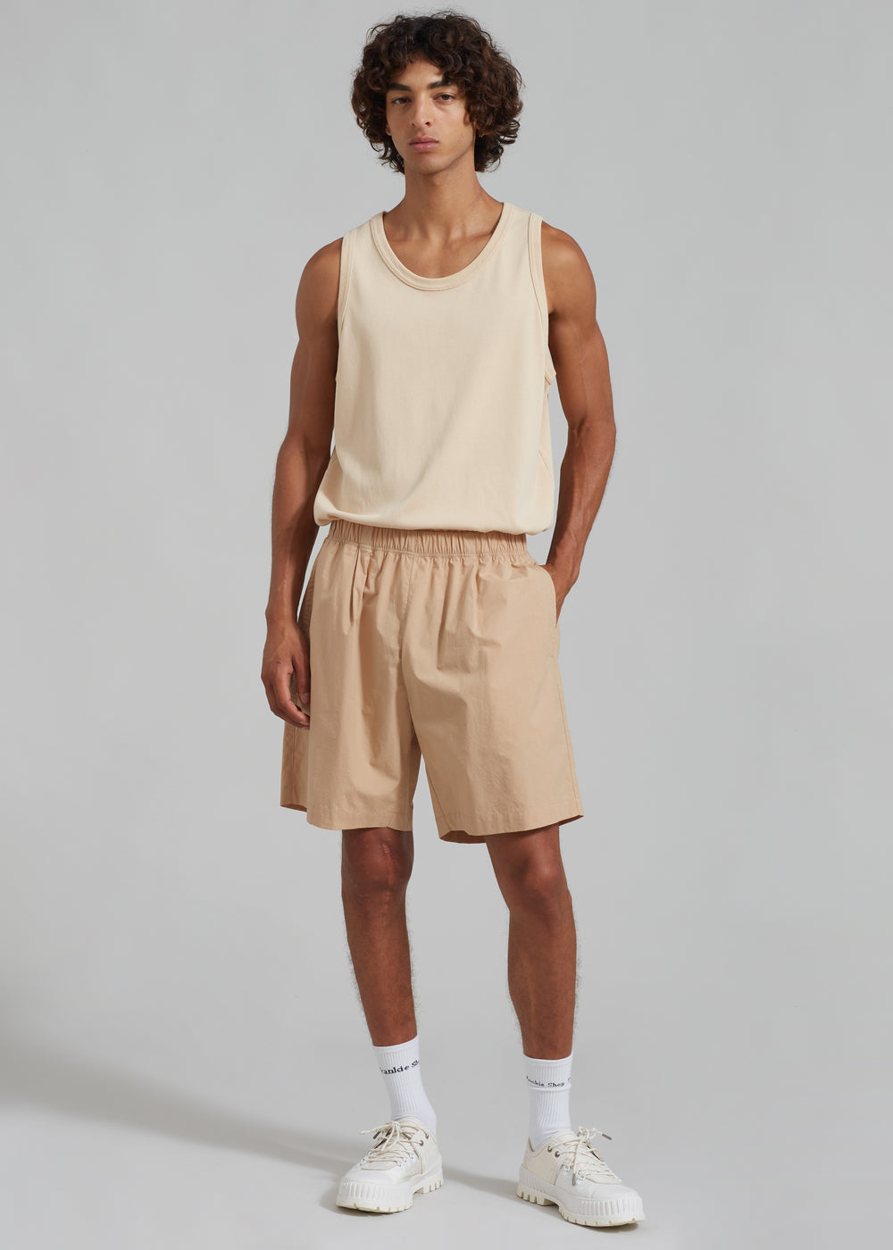 Matthias Boxer Bermuda Shorts - Latte - 1