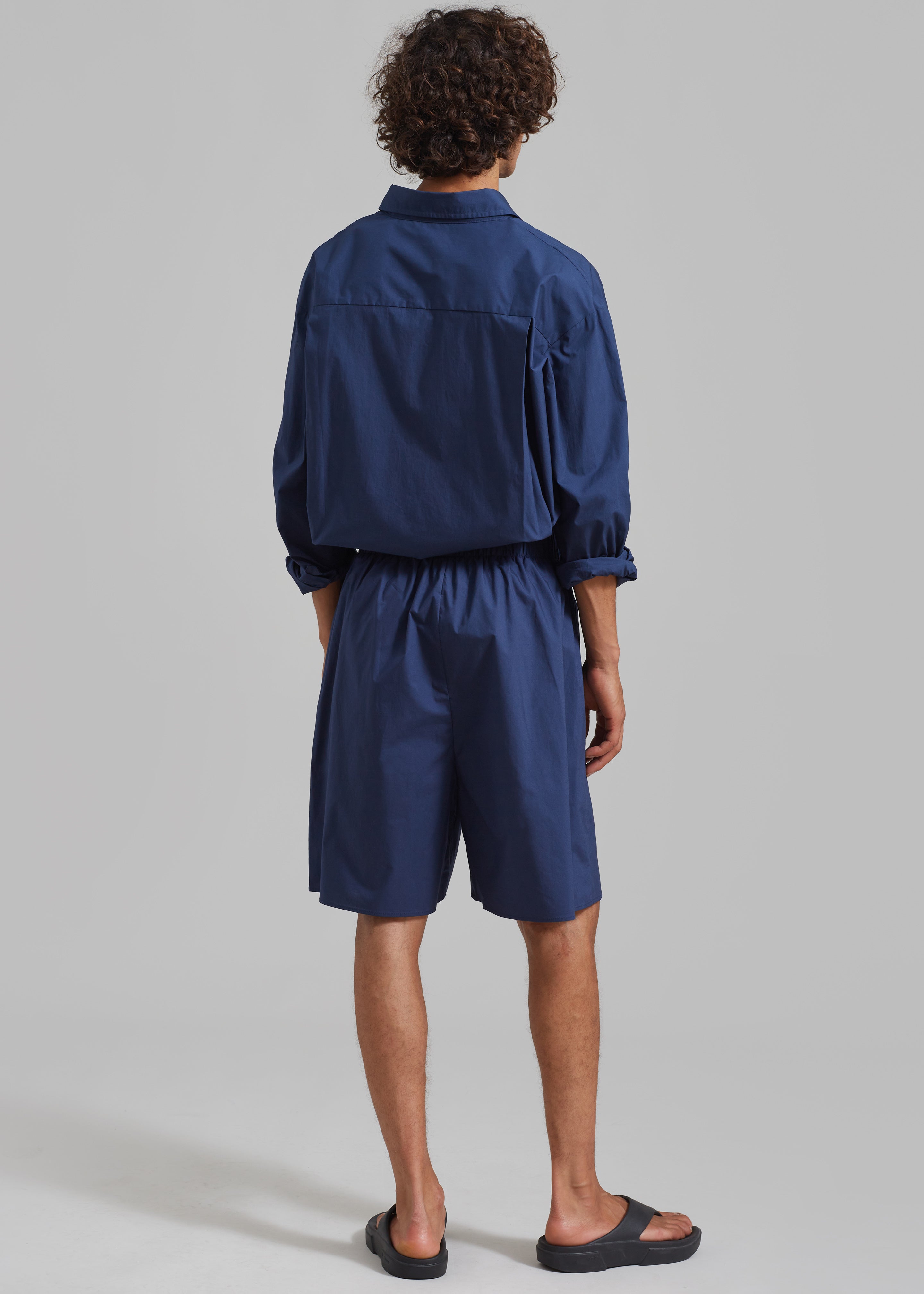 Matthias Oversized Shirt - Navy - 7