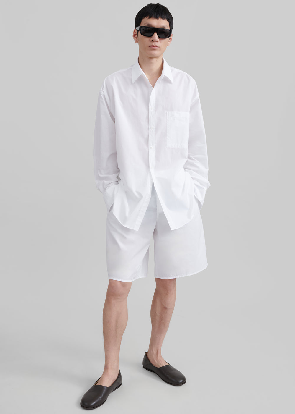 Matthias Oversized Shirt - White - 1