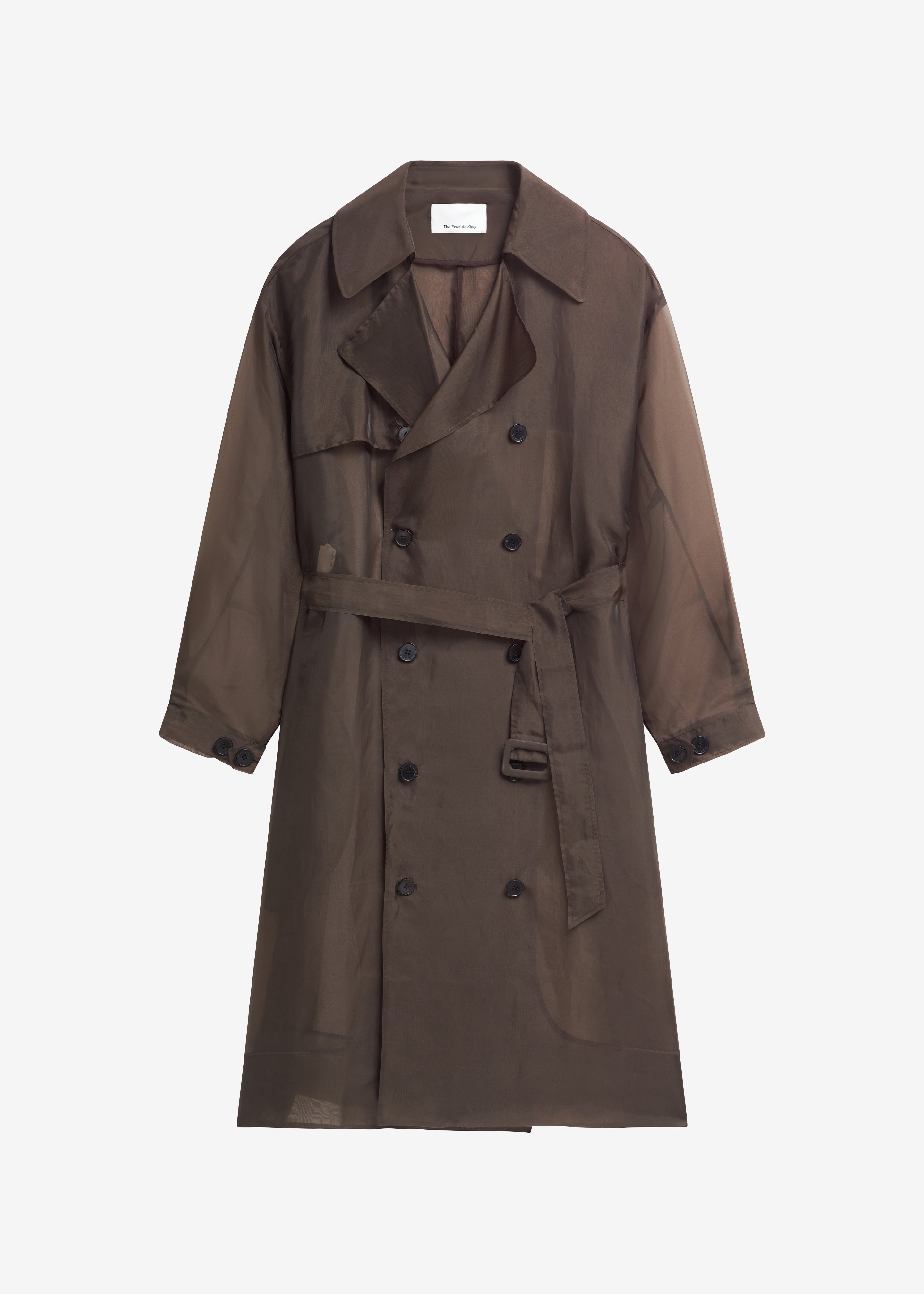 Mavis Oversized Sheer Trench - Brown – The Frankie Shop Europe