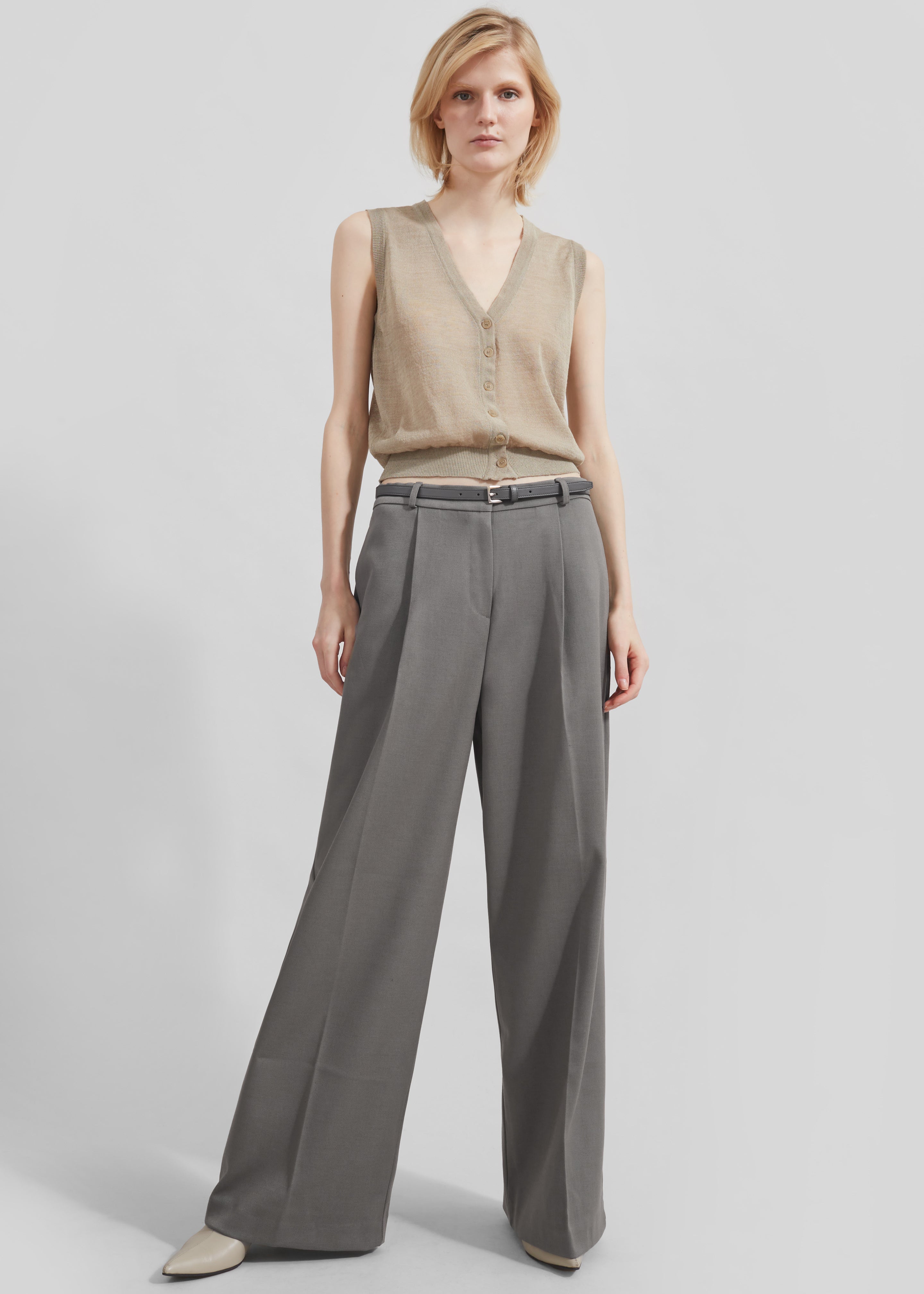 Maya Trousers - Grey - 10