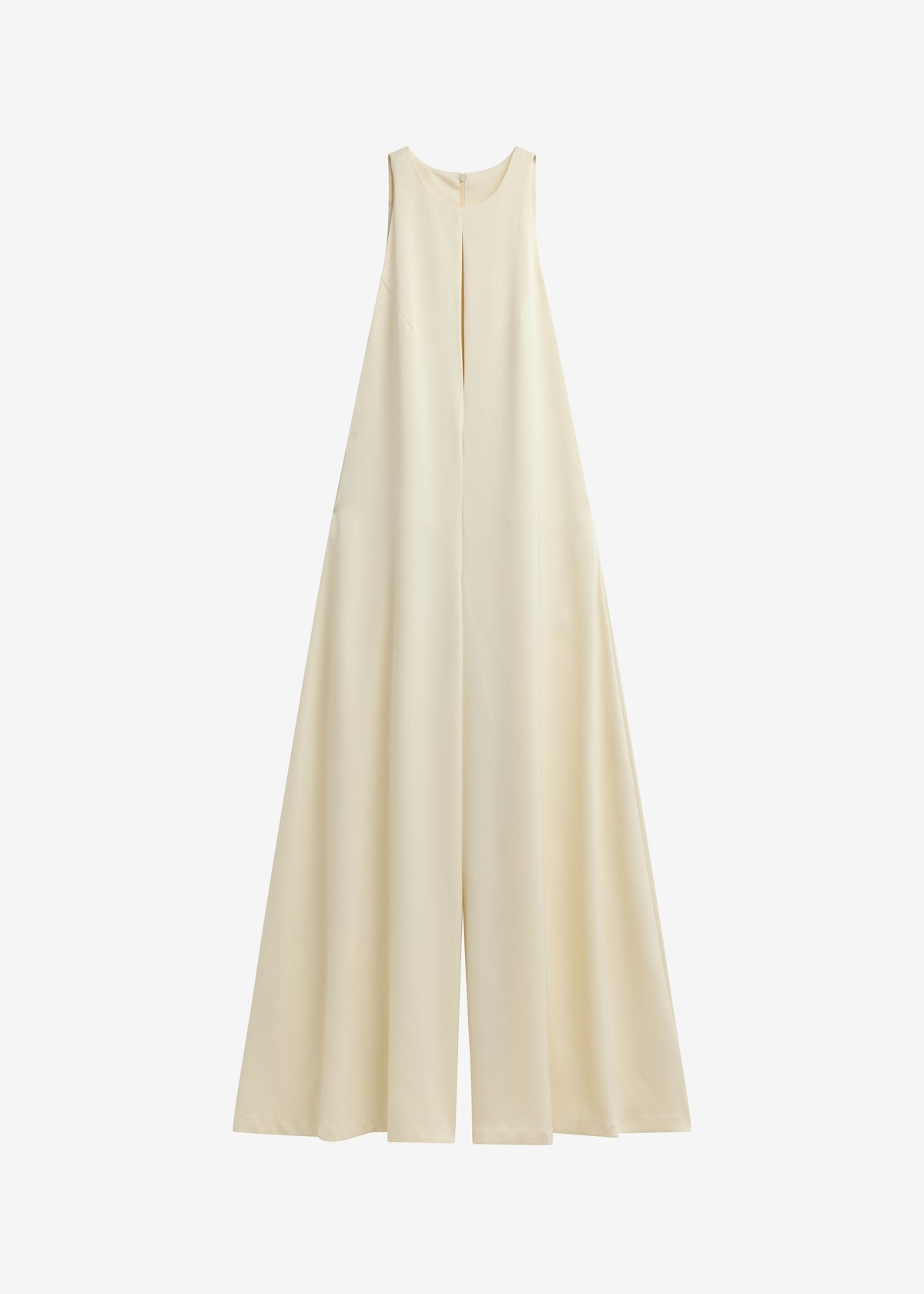 Mayan Wide Leg Jumpsuit - Ivory - 8