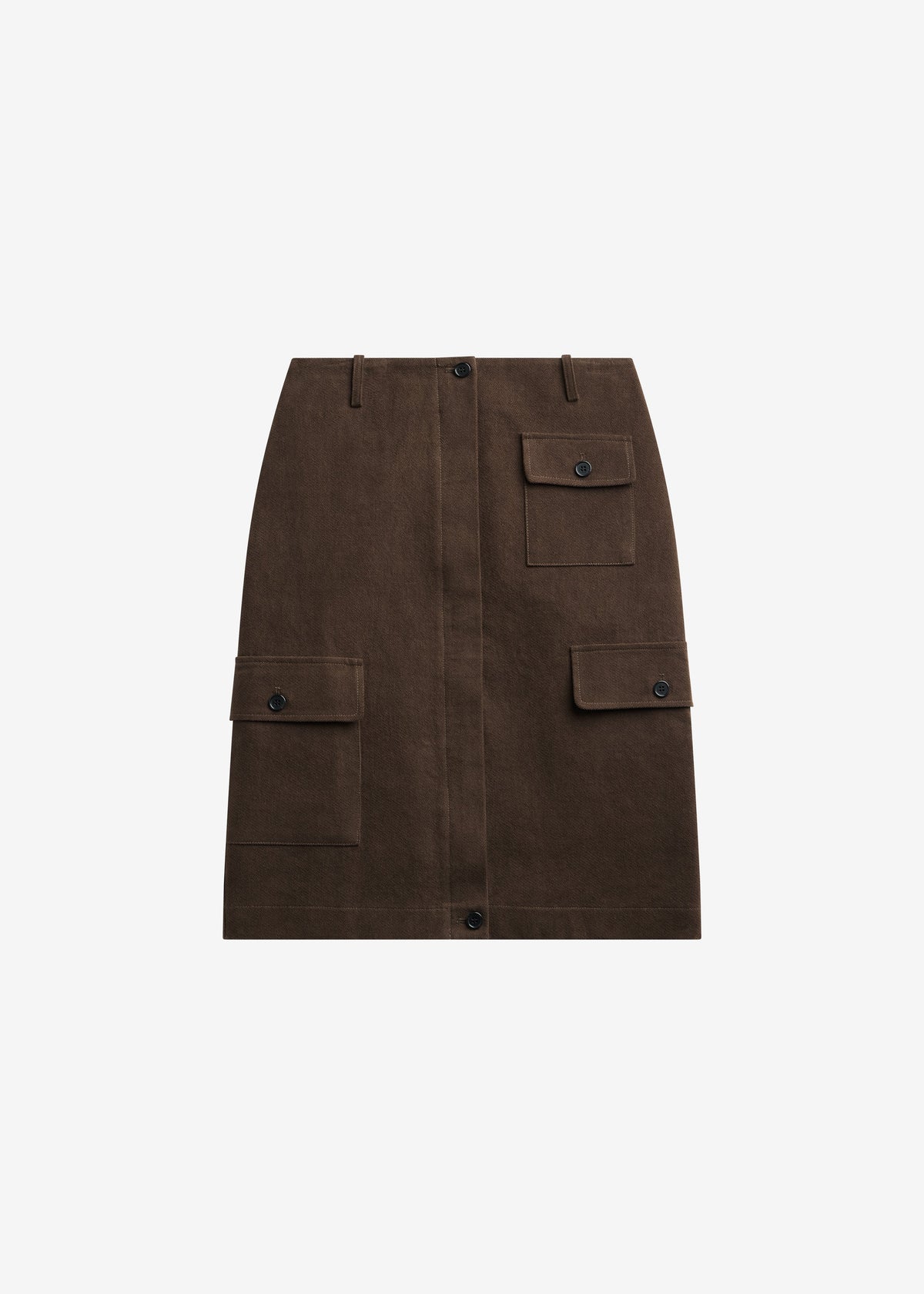 Mayenne Cargo Skirt - Brown - 8
