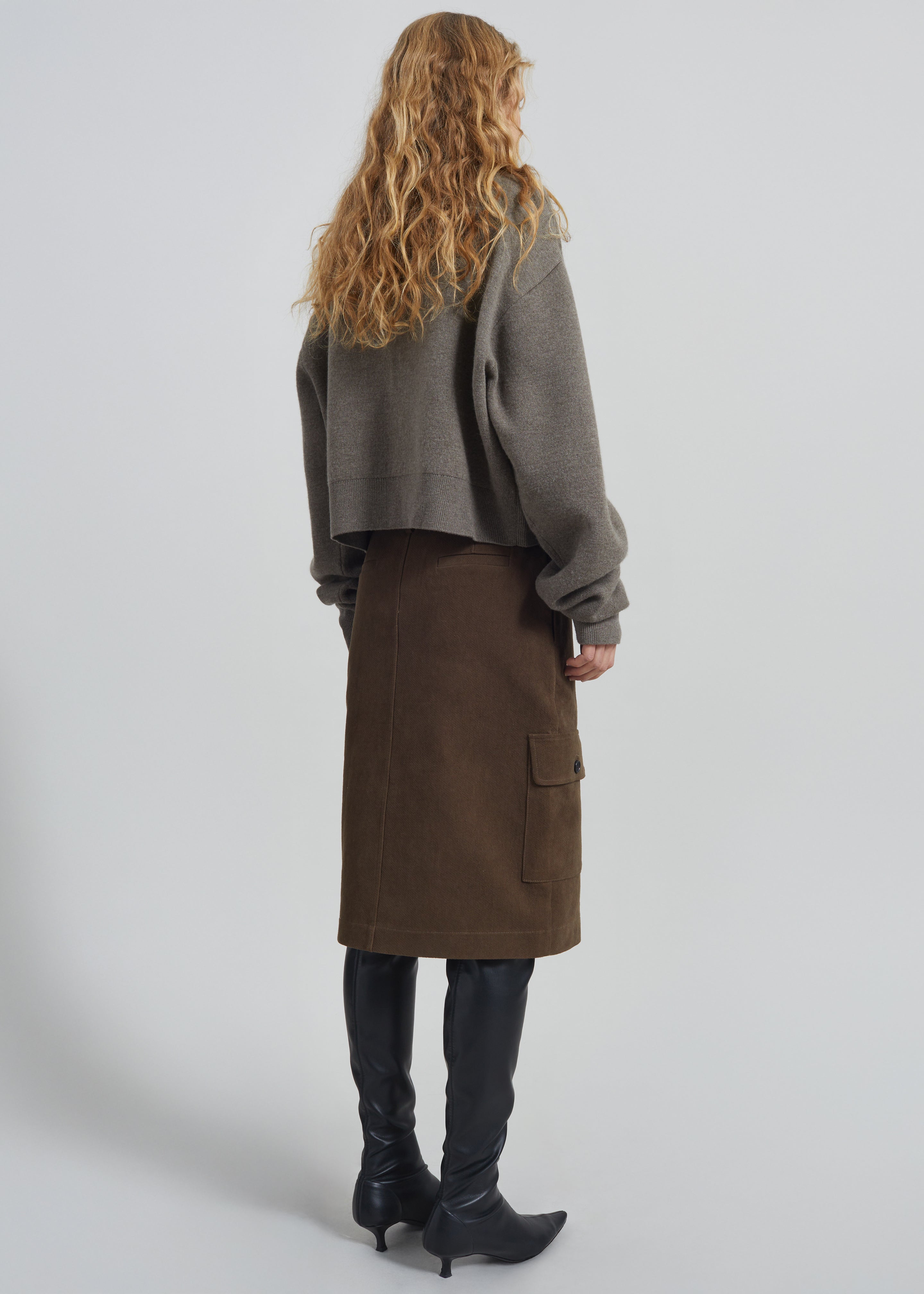 Mayenne Cargo Skirt - Brown - 7
