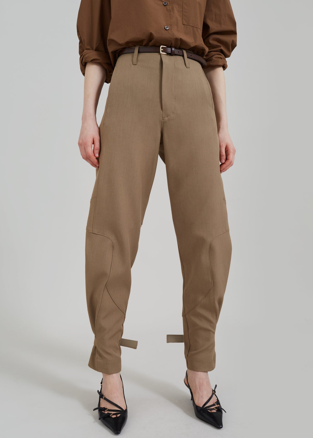 Maylis Trousers - Beige - 2