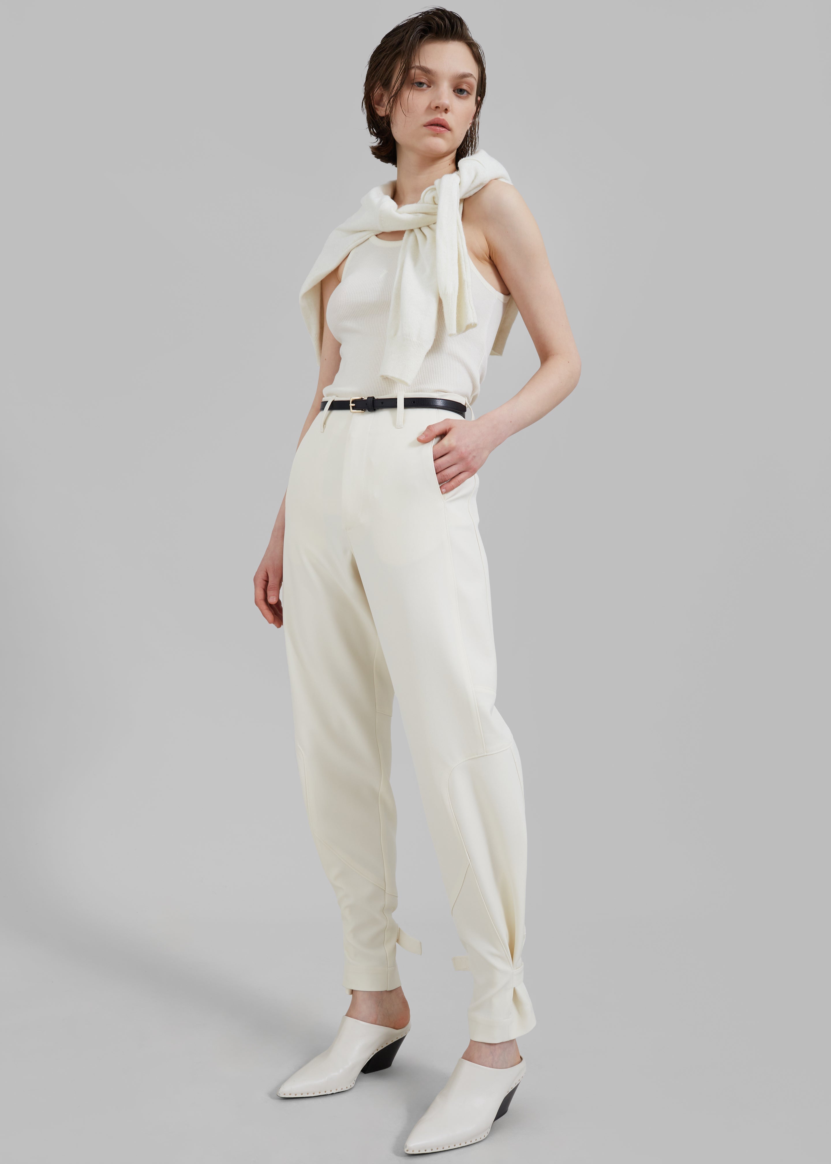 Maylis Trousers - Ivory - 6