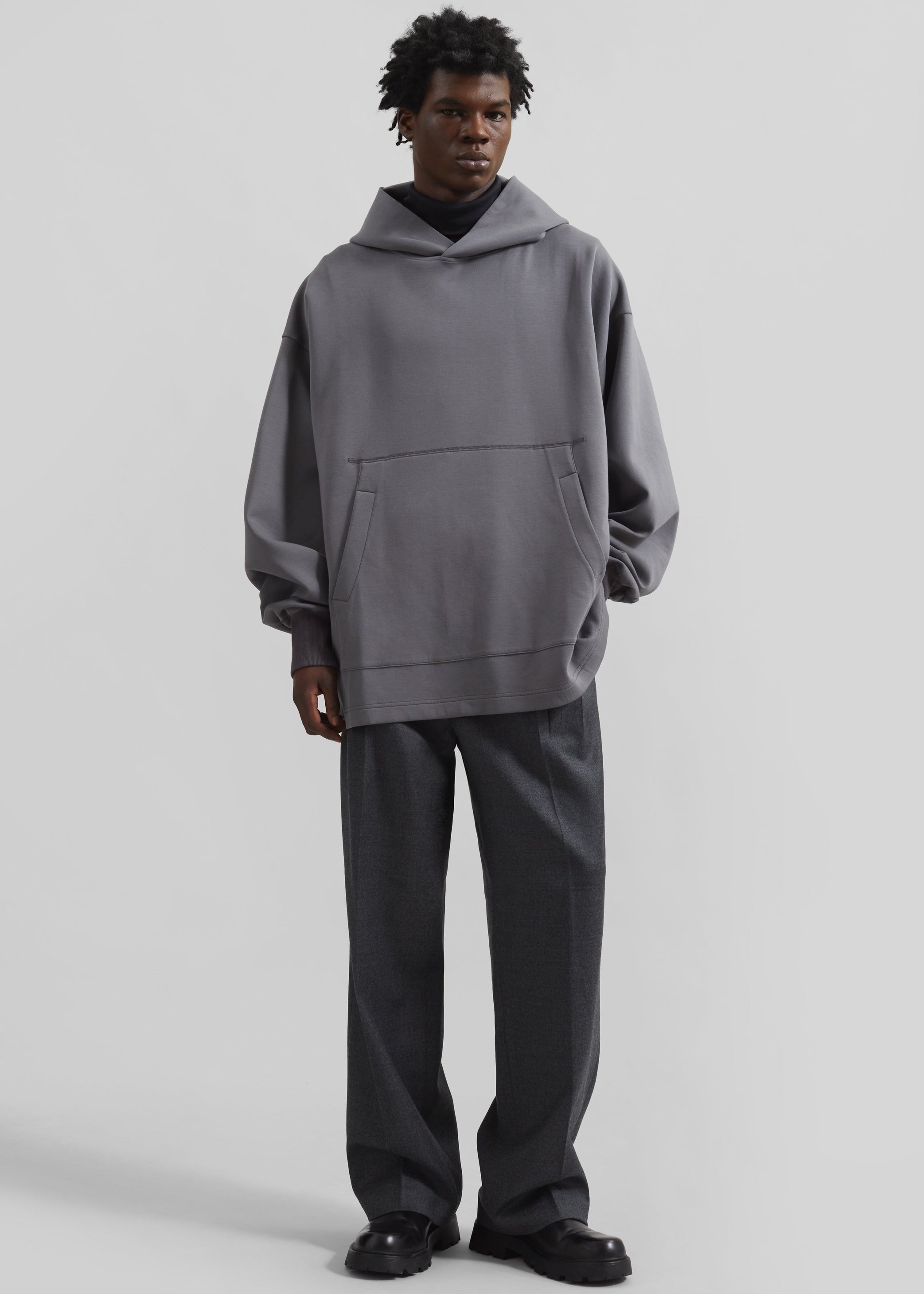 Shop the look image for Melbo Oversized Hoodie - Grey