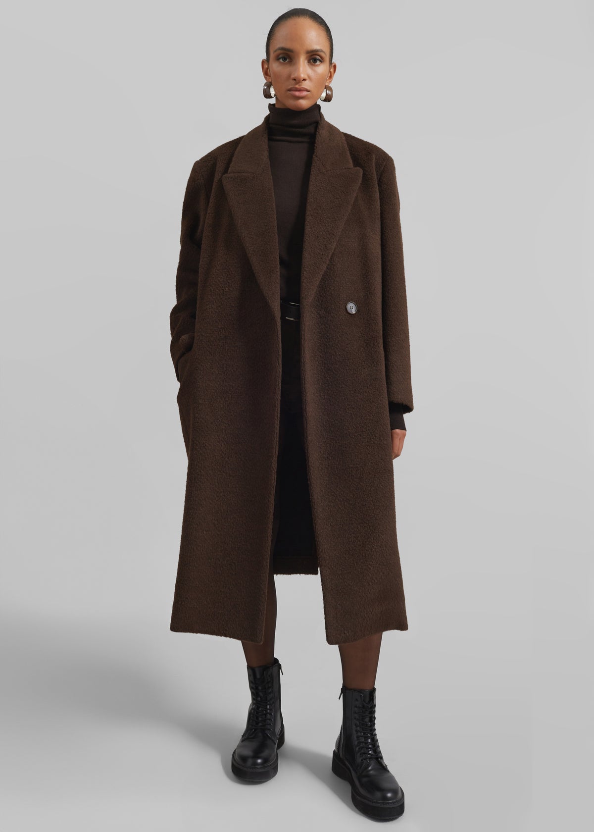 Shop the look image for Melcombe Coat - Brown