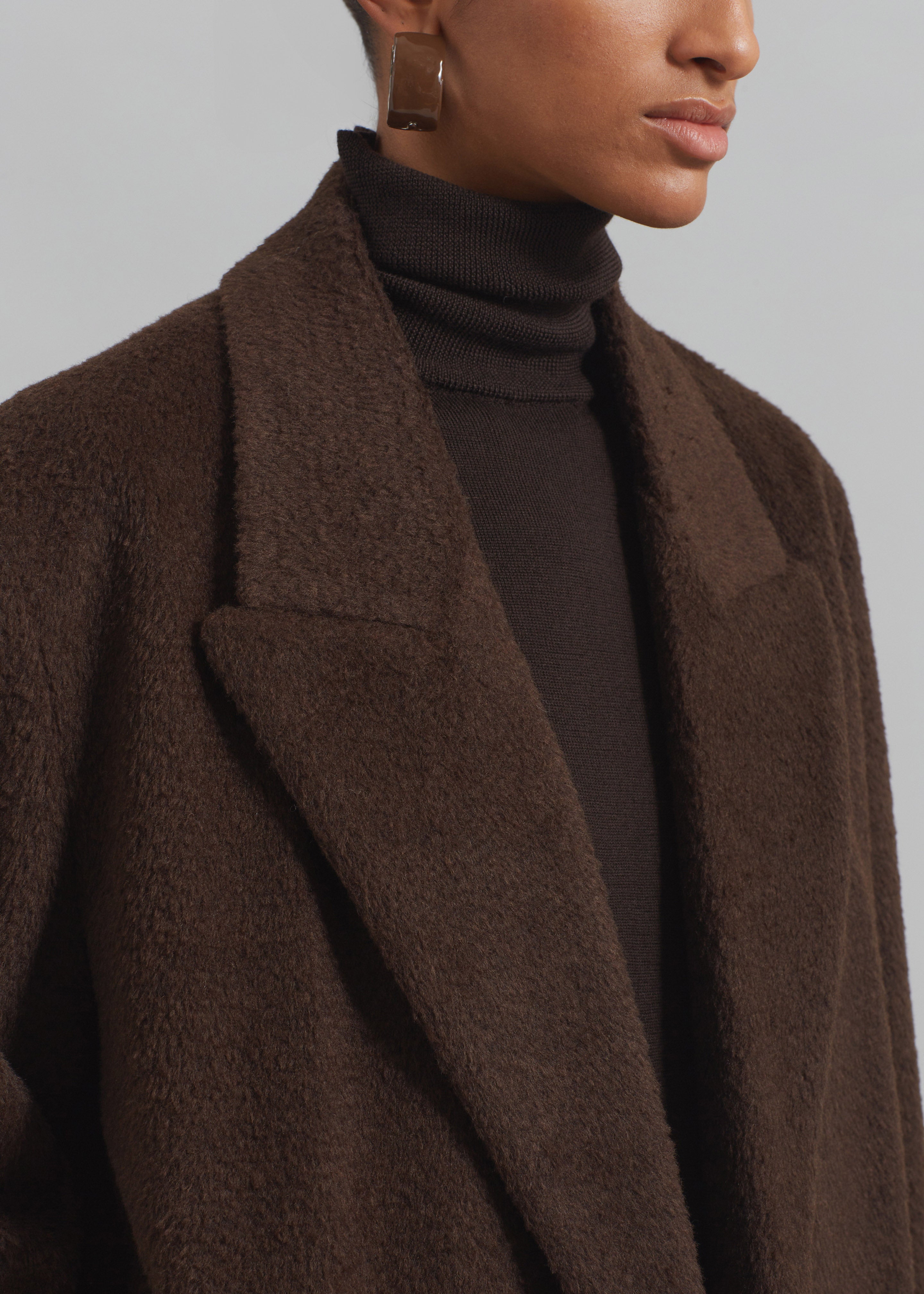 Melcombe Coat - Brown - 3