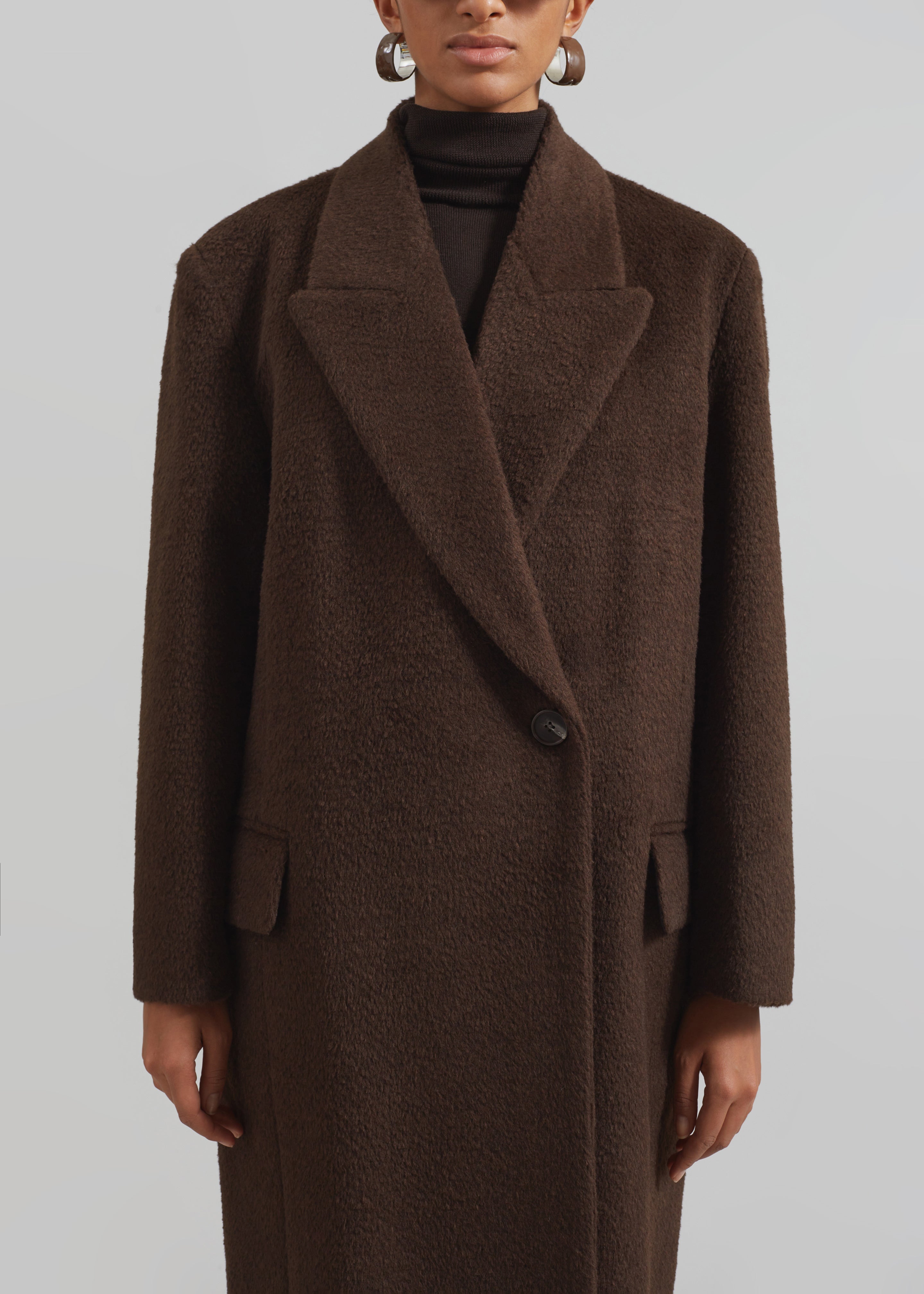 Melcombe Coat - Brown - 5