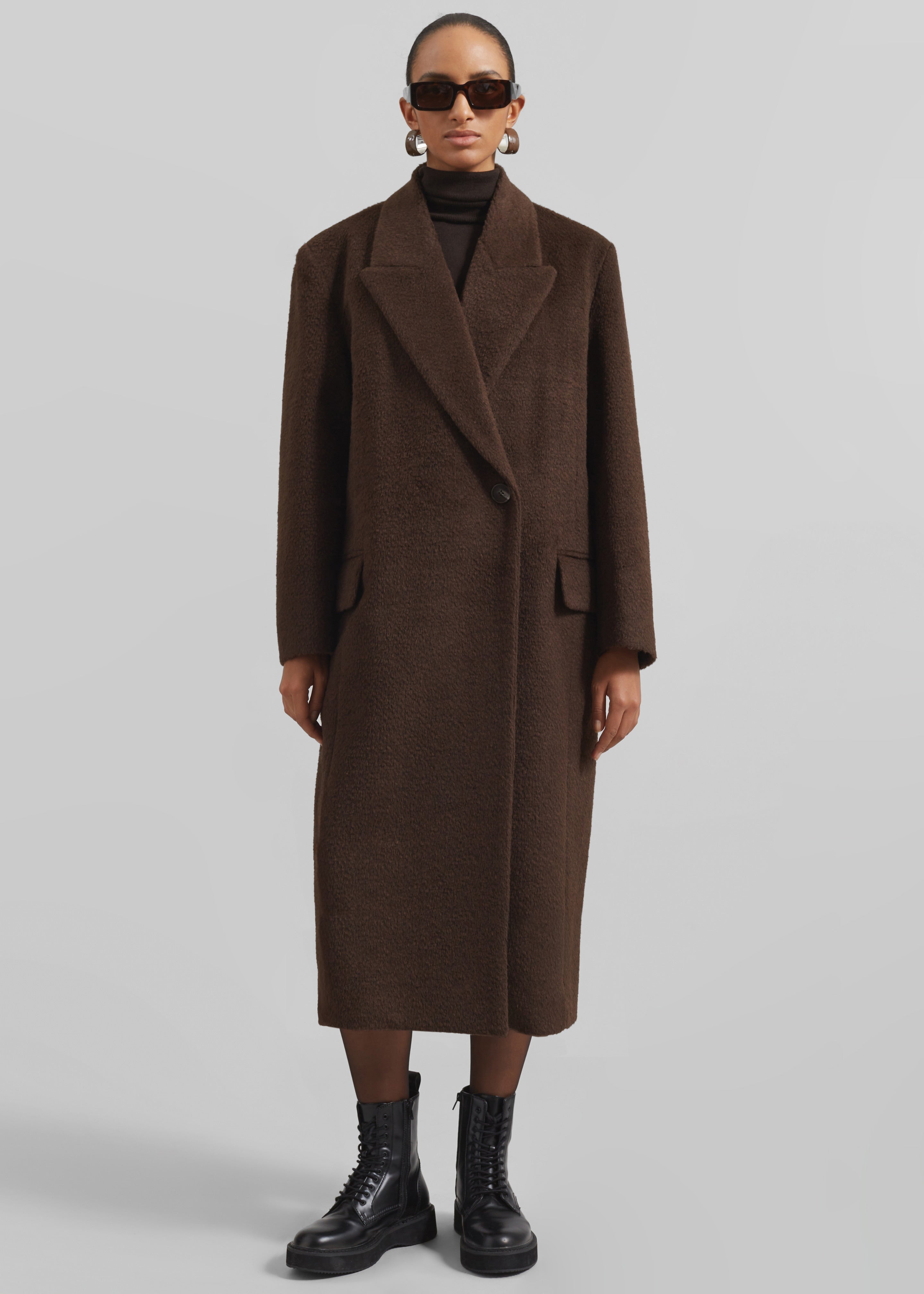 Melcombe Coat - Brown - 4