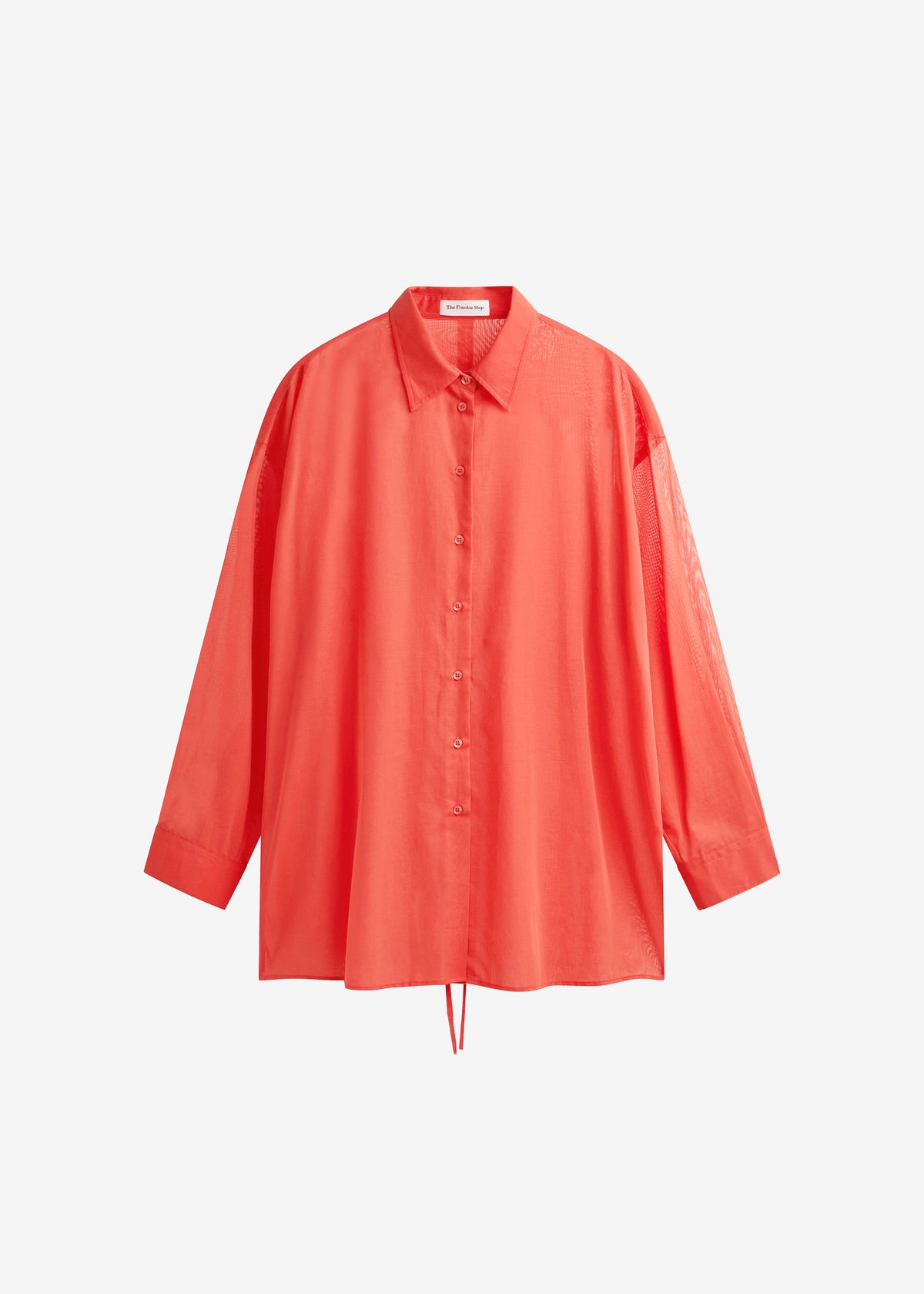 Melia Open-Back Shirt - Red - 8