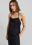 Melwin Halter Vest - Black
