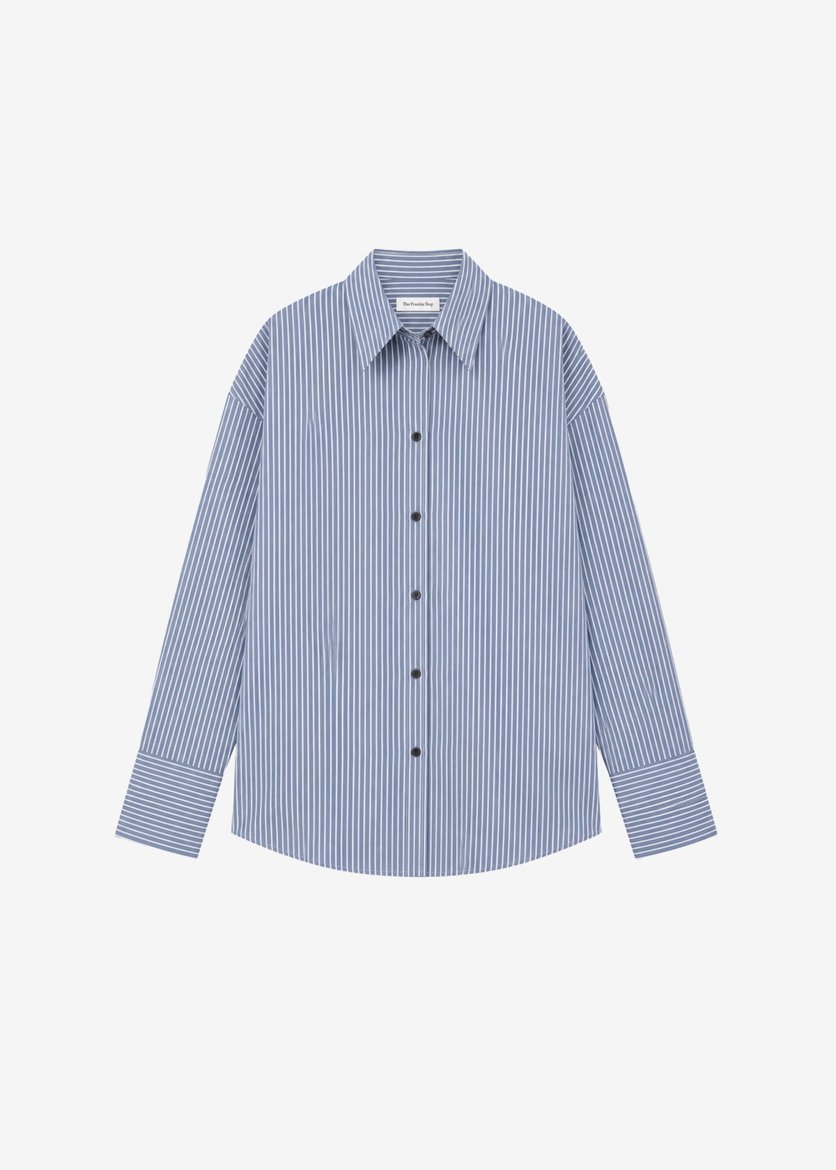 Menton Oversized Shirt - Navy/White Stripe - 10
