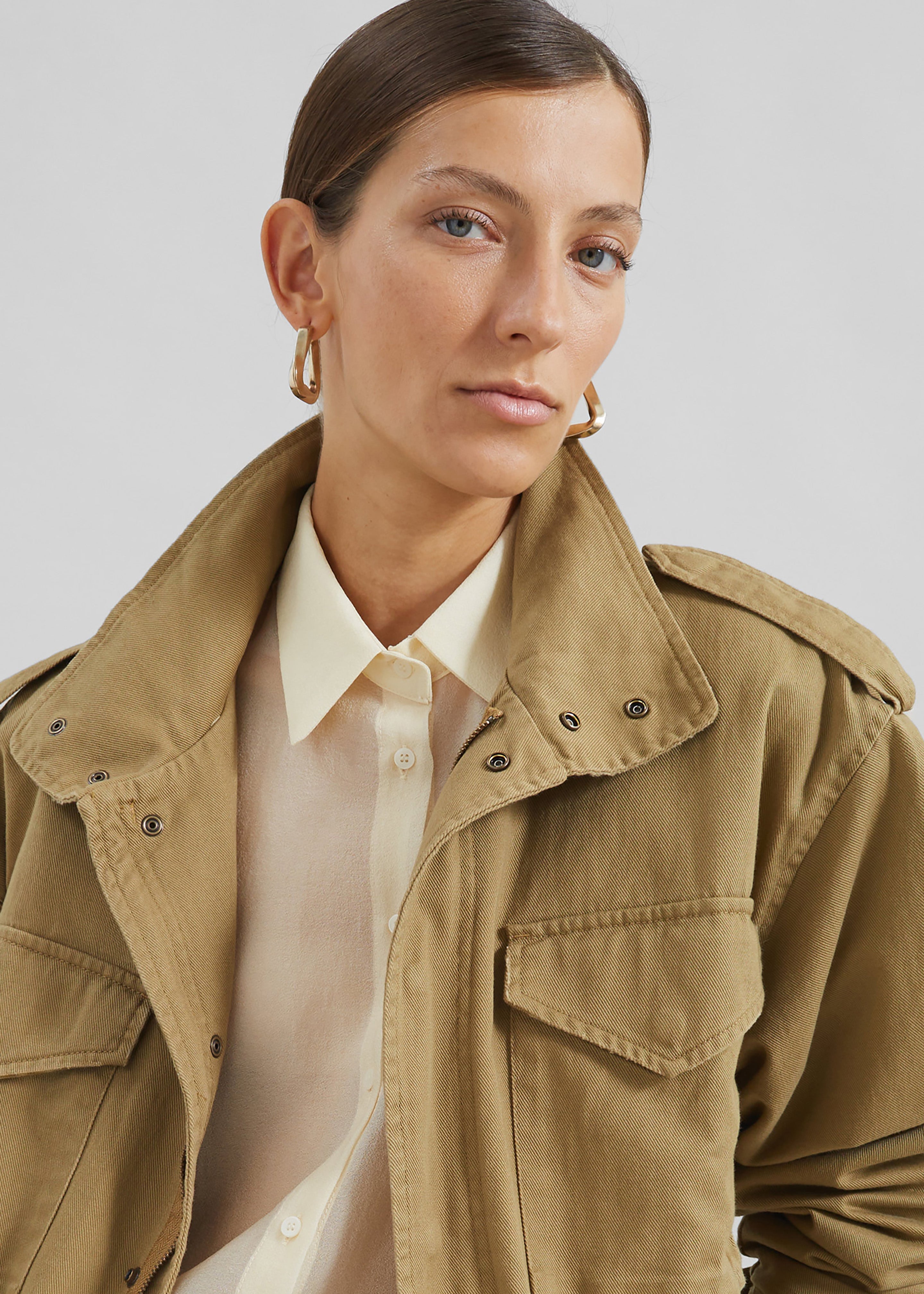 Merano Cargo Jacket - Beige - 4