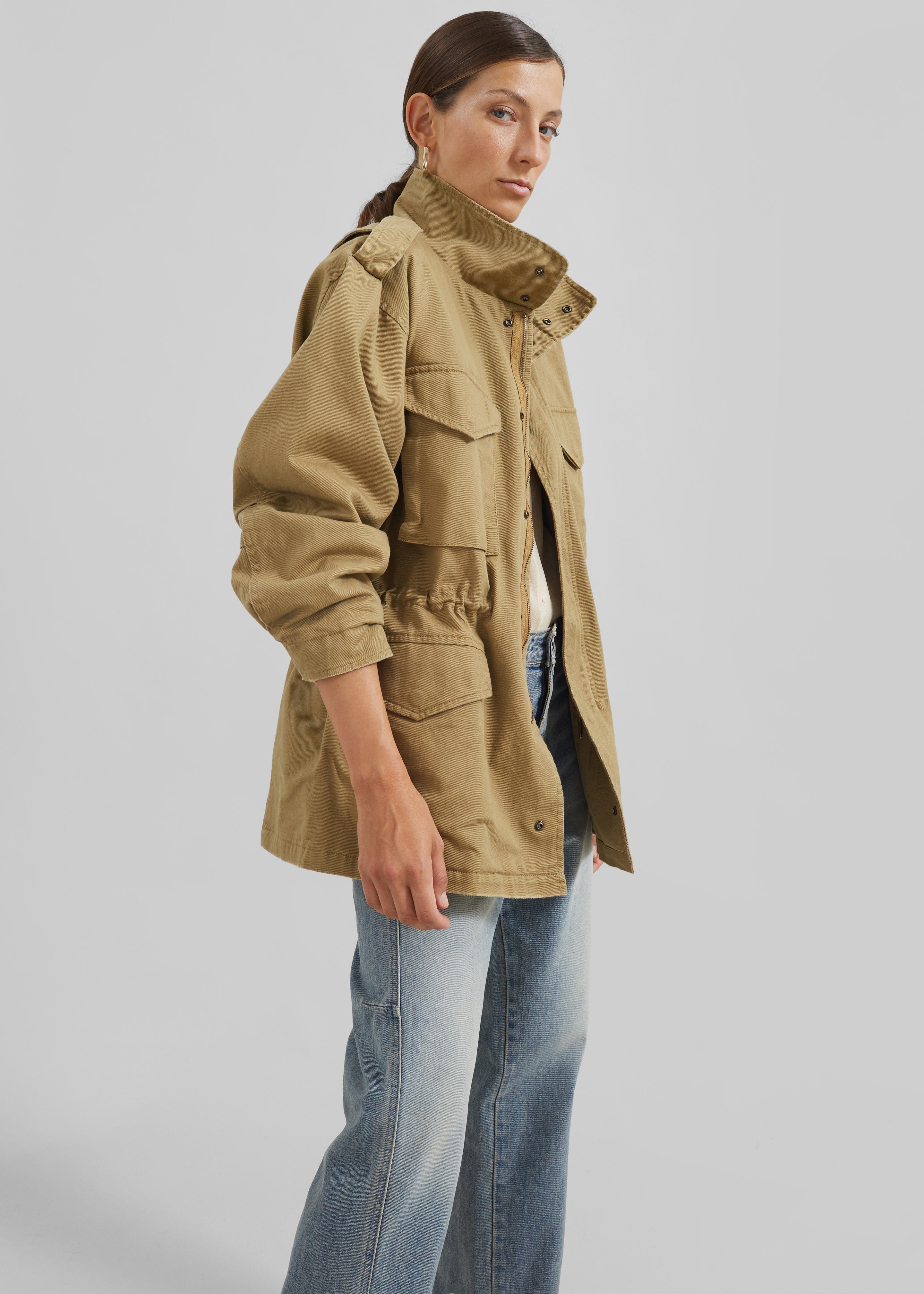 Merano Cargo Jacket - Beige - 5