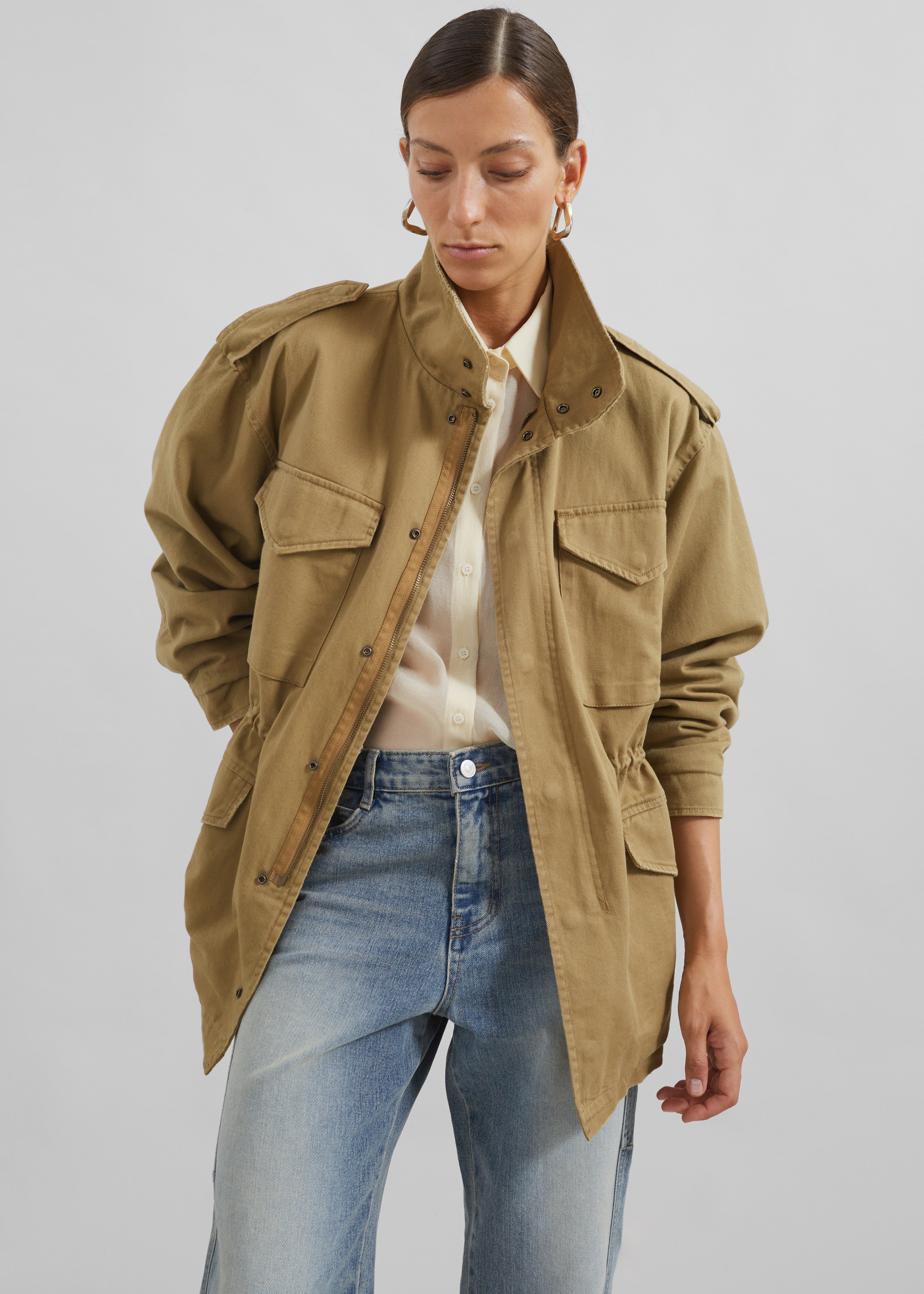 Merano Cargo Jacket - Beige - 6