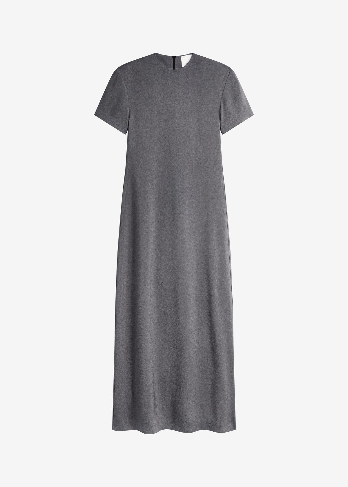 Meven Padded Maxi Dress - Dark Grey Melange