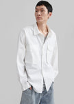 Michael Button Up Shirt - White