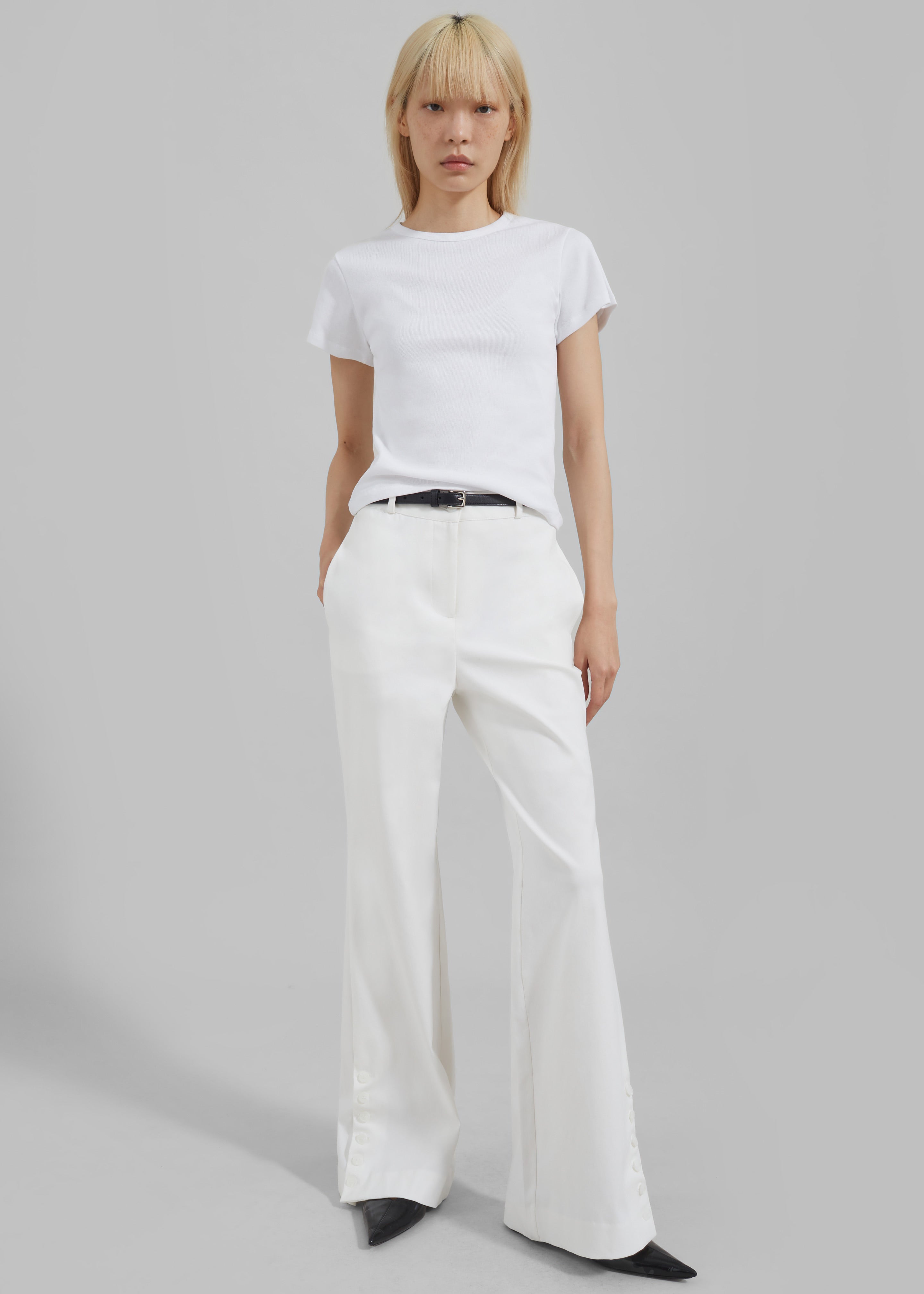 Michelle Flare Pants - Ivory - 11
