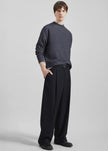 Milton Flannel Trousers - Black
