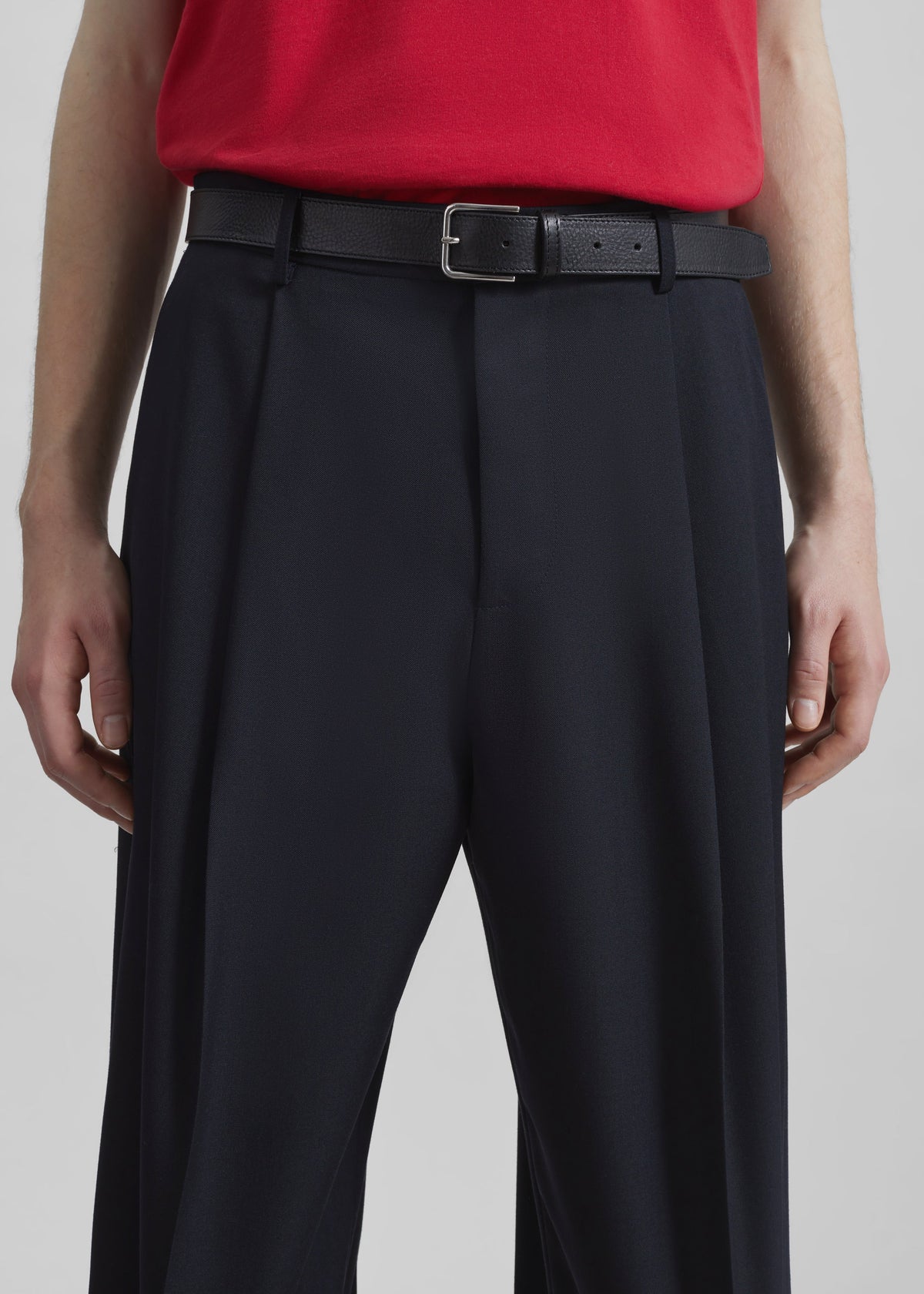 Milton Wool-Blend Trousers - Dark Navy - 3