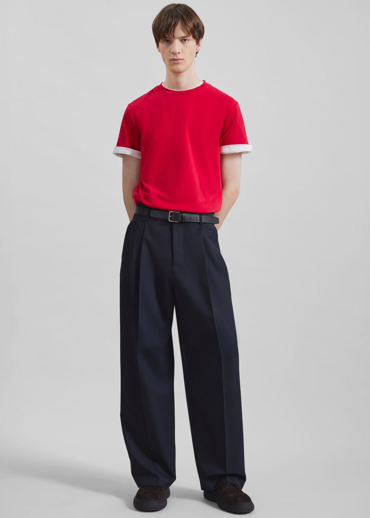 Milton Wool-Blend Trousers - Dark Navy - 6