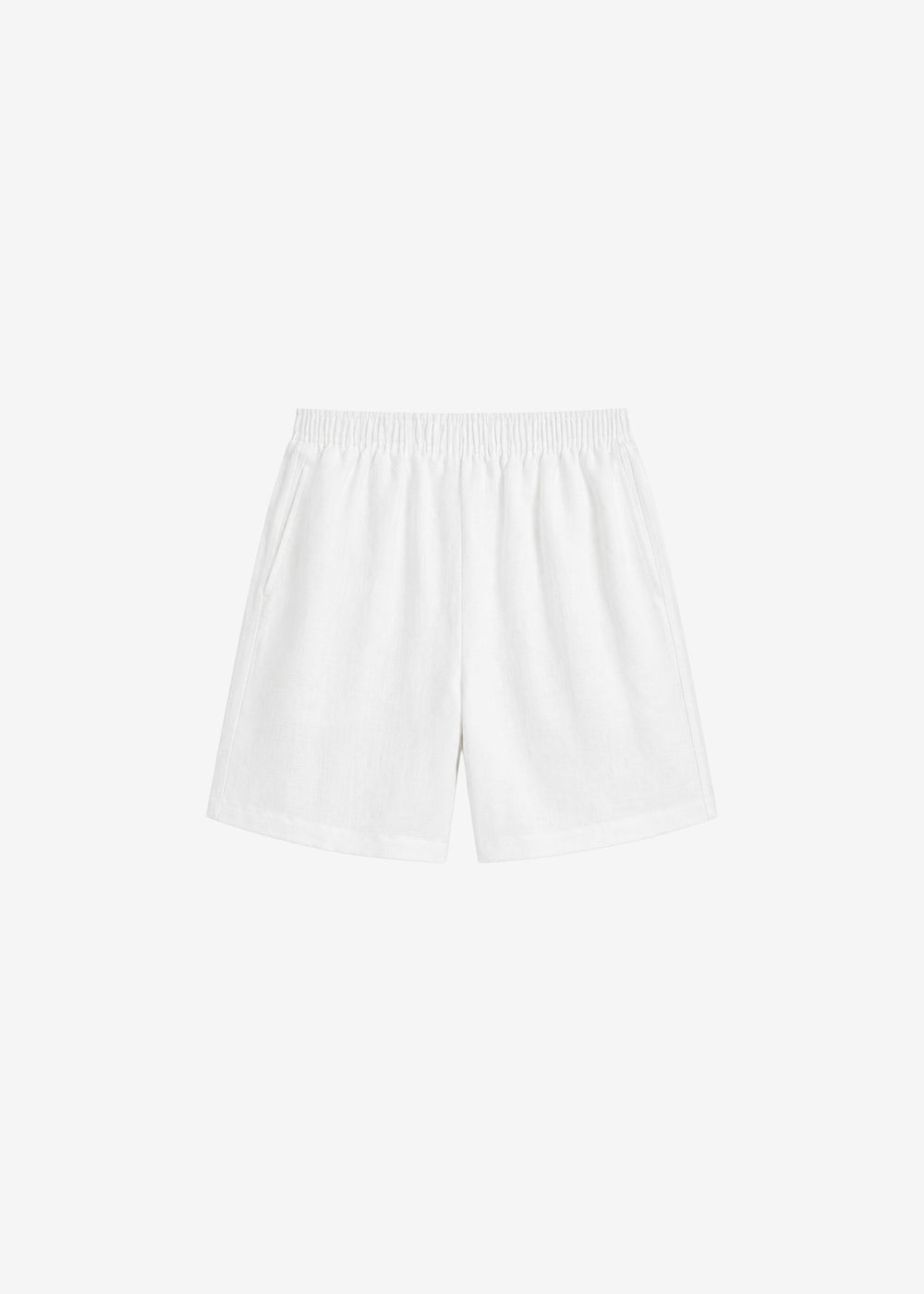 Mineo Linen Shorts - White