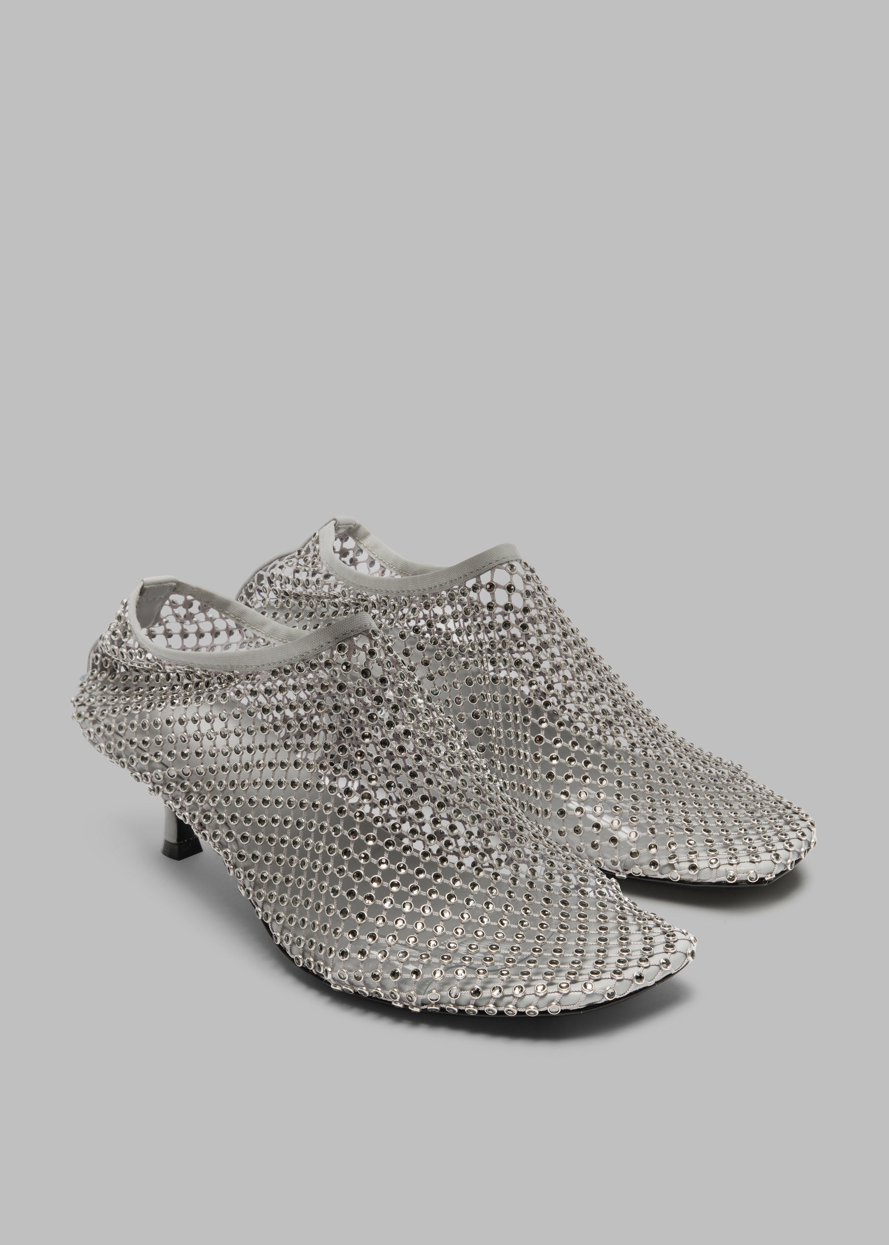 Christopher Esber Minette Crystal Micro Heels - Slate Grey - 2