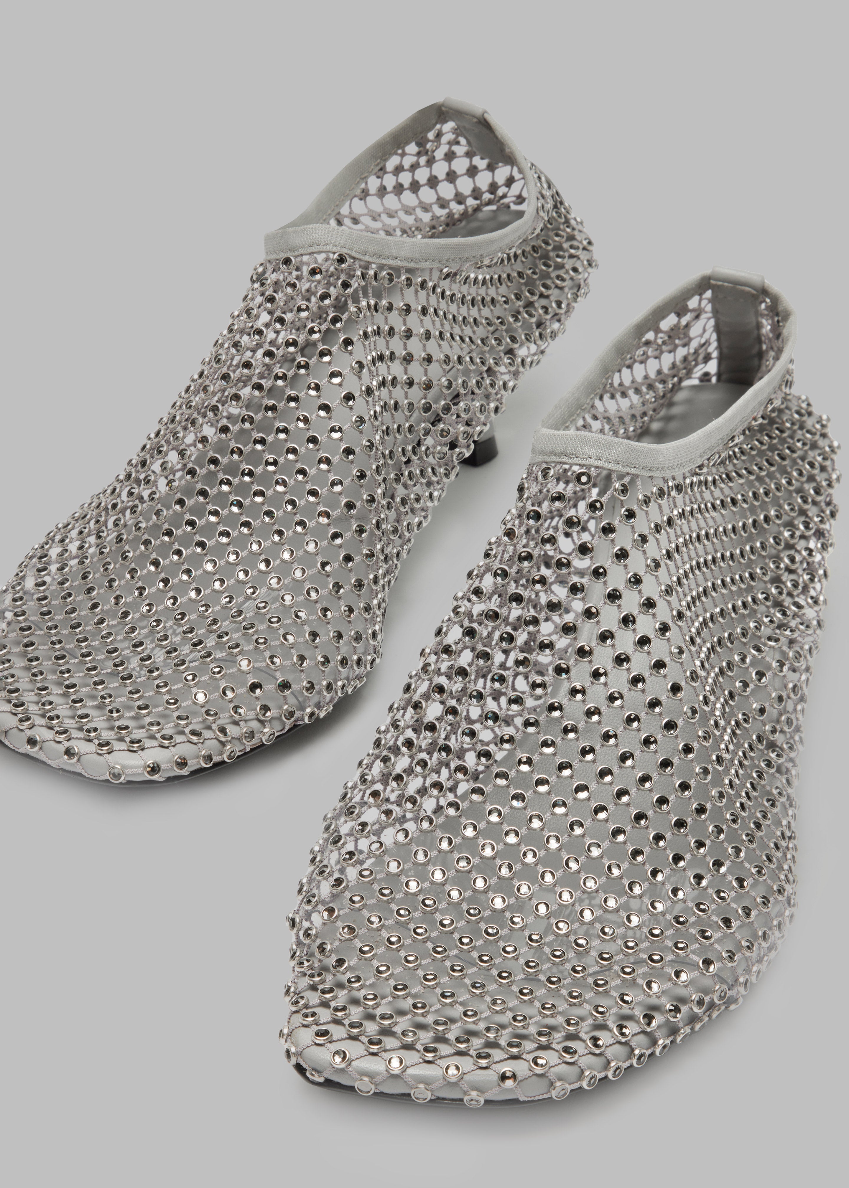 Christopher Esber Minette Crystal Micro Heels - Slate Grey - 3