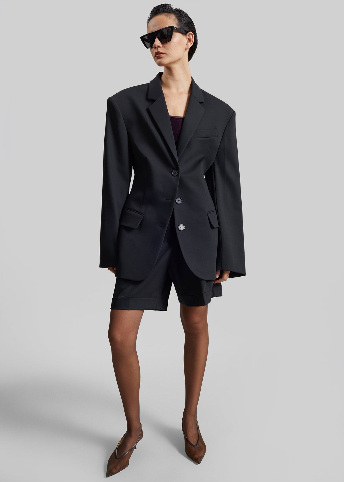 Mirbel Cinched Blazer - Black