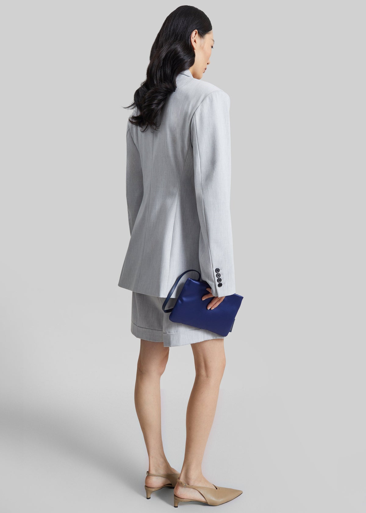 Mirbel Cinched Blazer - Light Grey - 10
