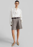 Mirbel Pleated Shorts - Taupe