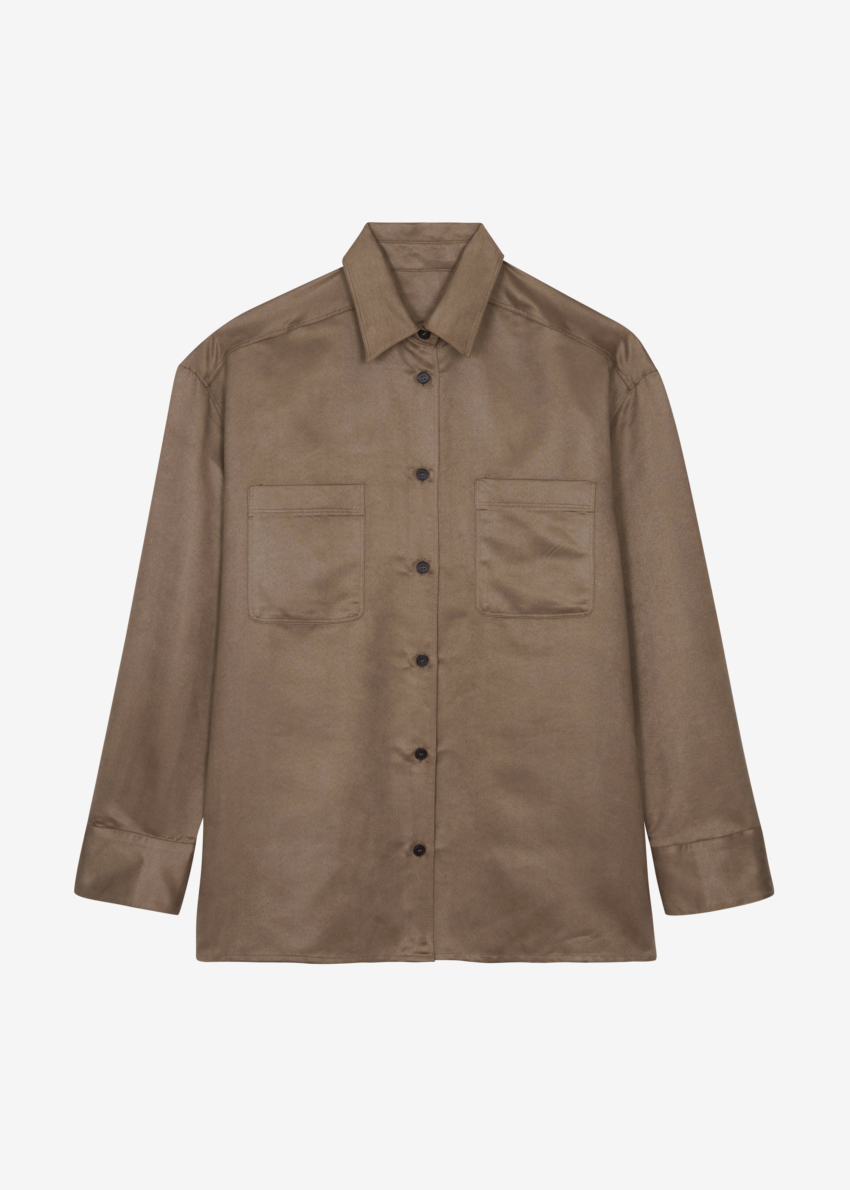 Mire Button Up Shirt - Camel - 7