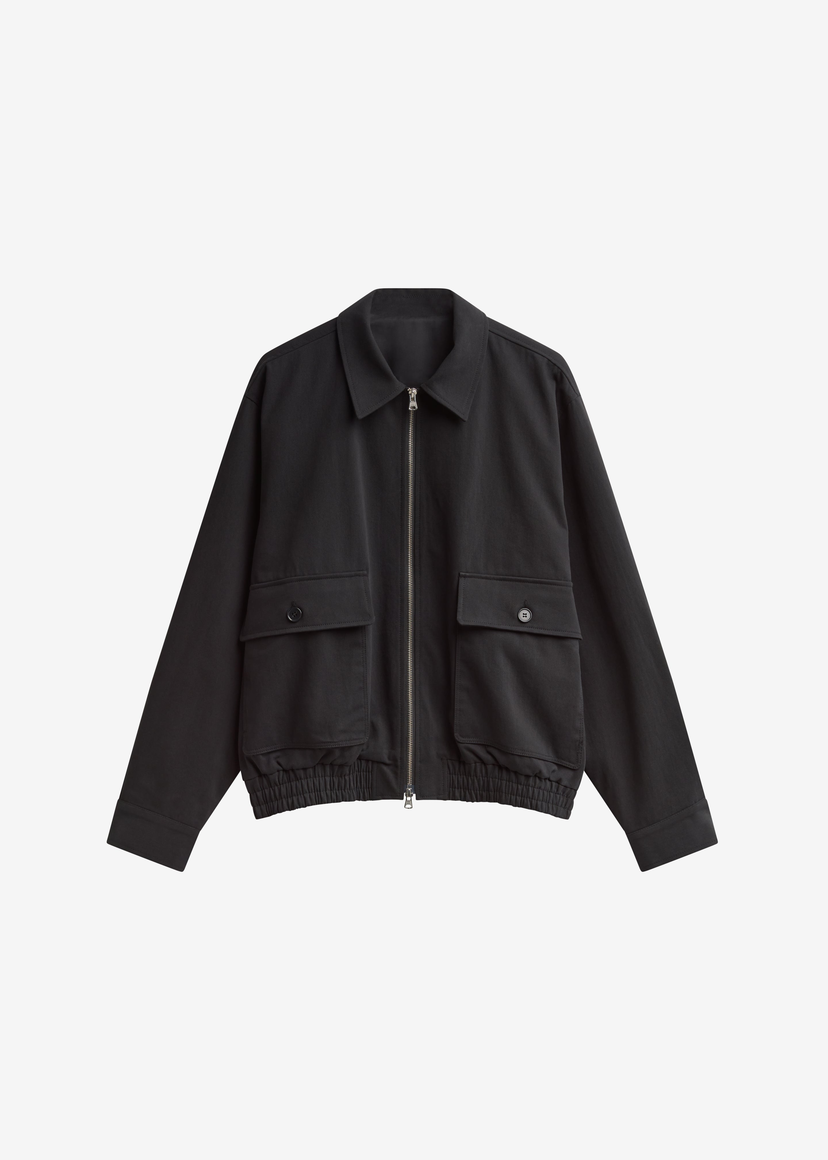 Mitchell Cotton Twill Jacket - Black – The Frankie Shop Europe
