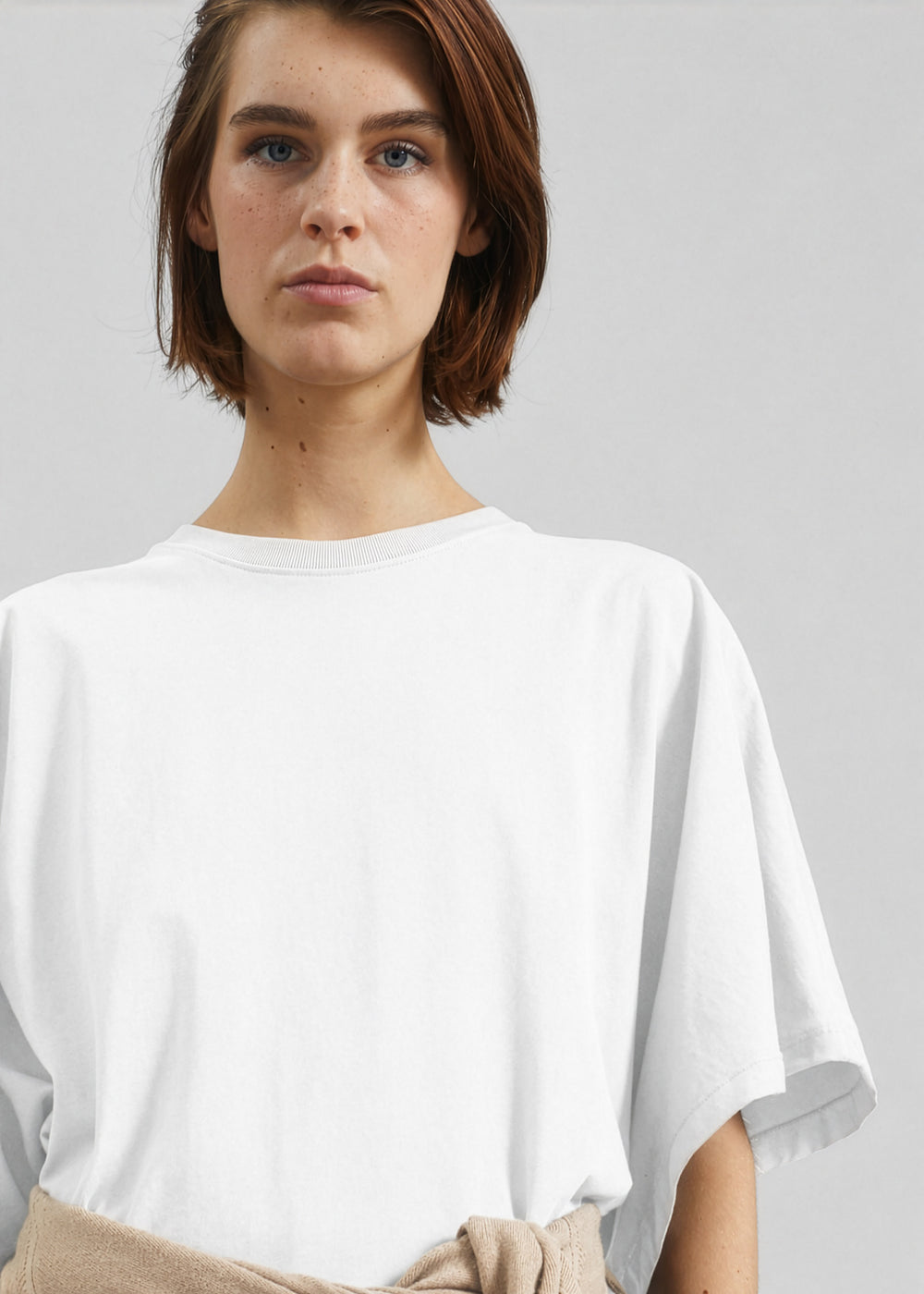Modave Dolman Sleeve Tee - White - 1