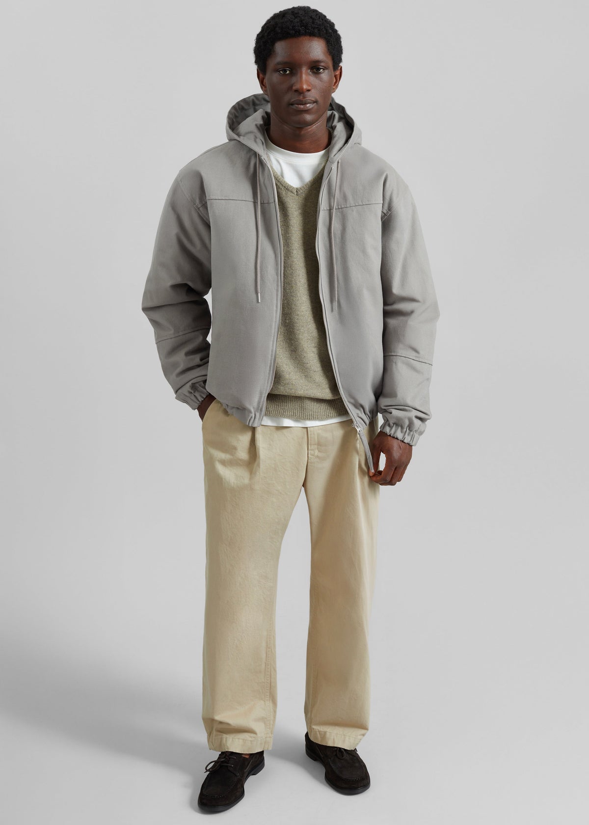 Molkom Padded Jacket - Taupe - 6