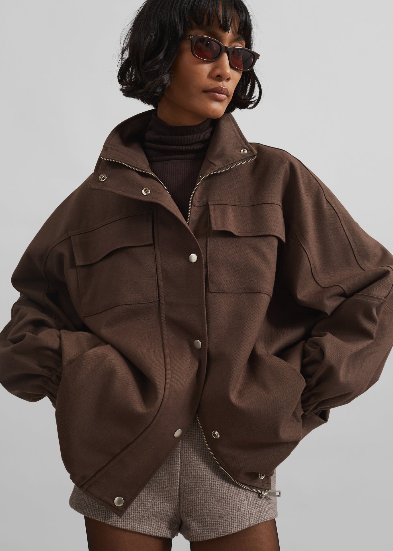 Monroy Utility Jacket - Brown