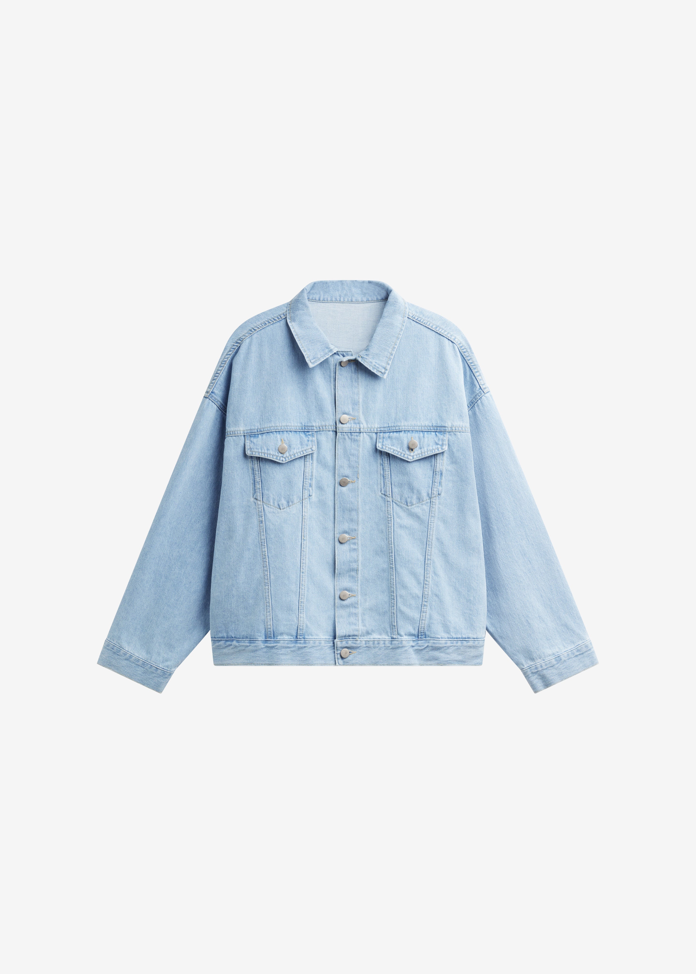 Veste Montauk oversize en denim - Délavage clair - 6