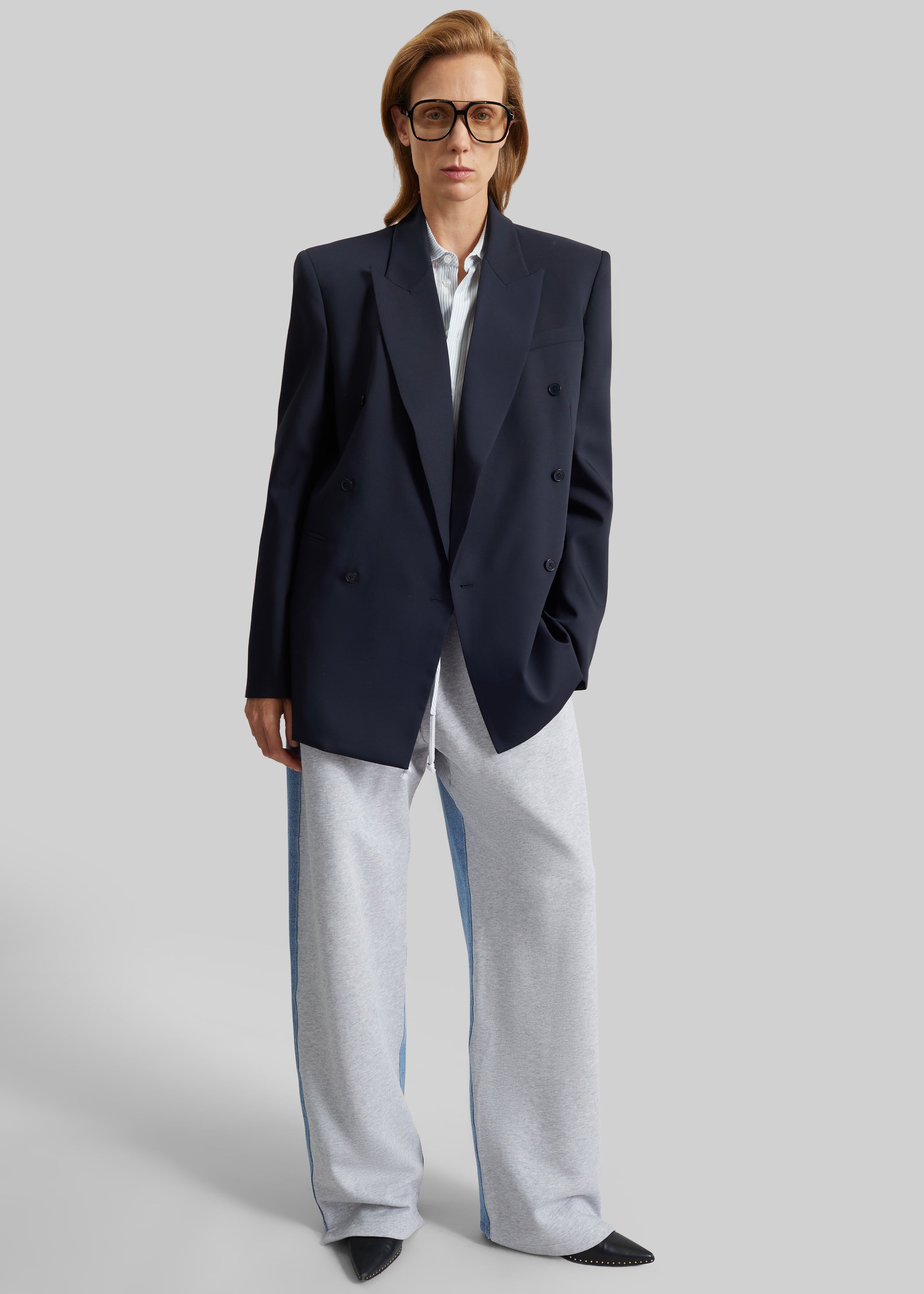 Shop the look image for Monterey Structured Blazer - Dark Navy