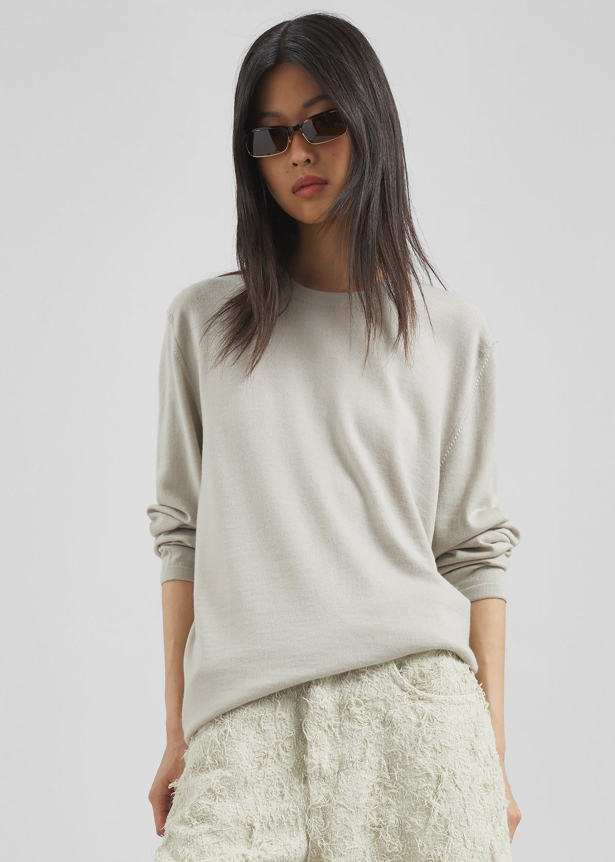 Morang Merino Wool Sweater - Beige - 2