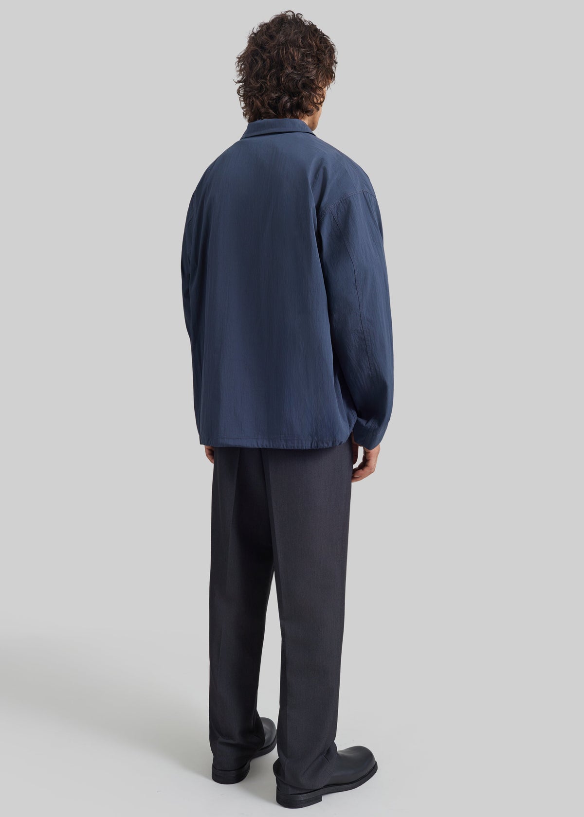 Morelo Technical Utility Overshirt - Slate Blue